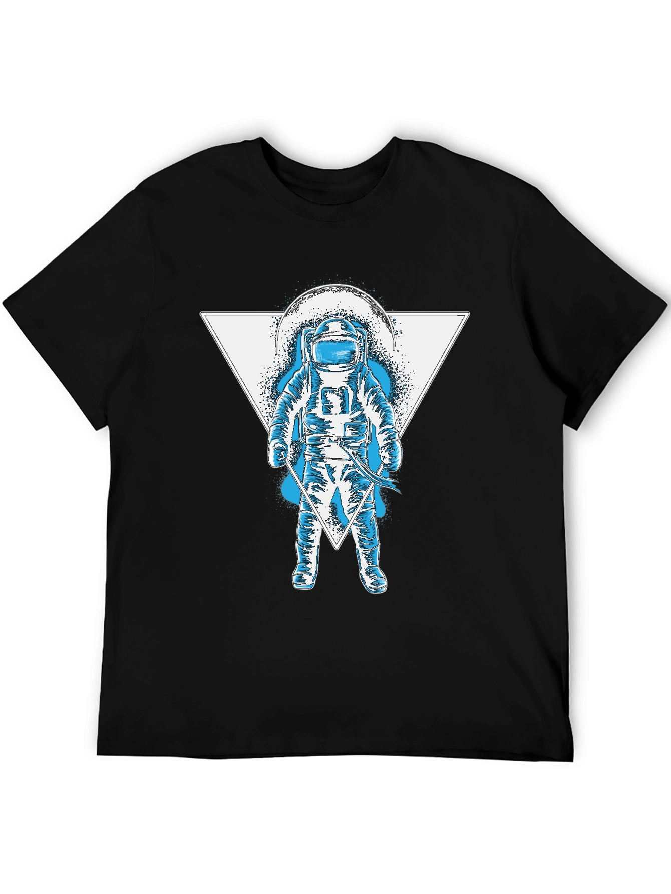 Astronaut Triangle Graphic T-Shirt
