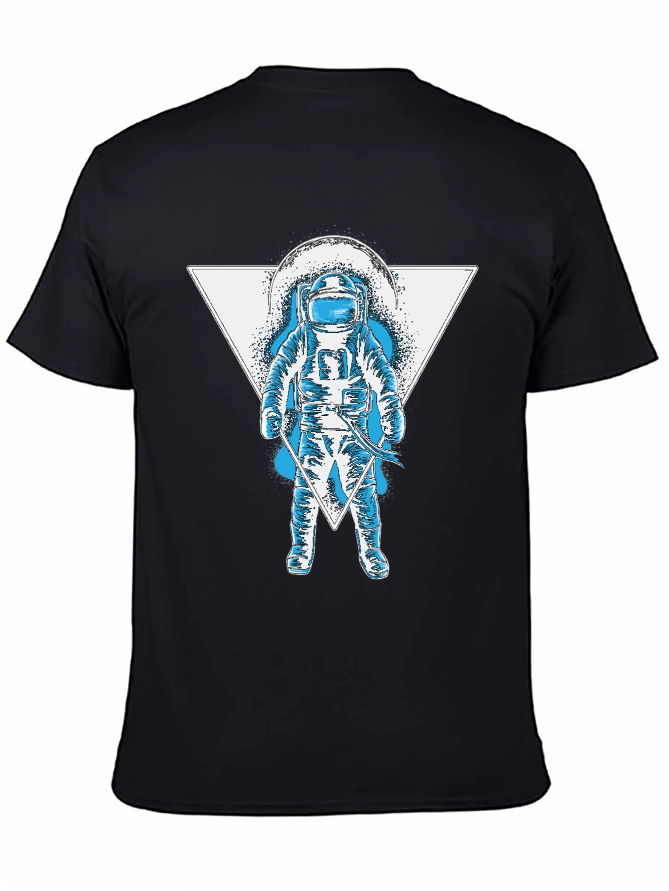 Astronaut Triangle Graphic T-Shirt