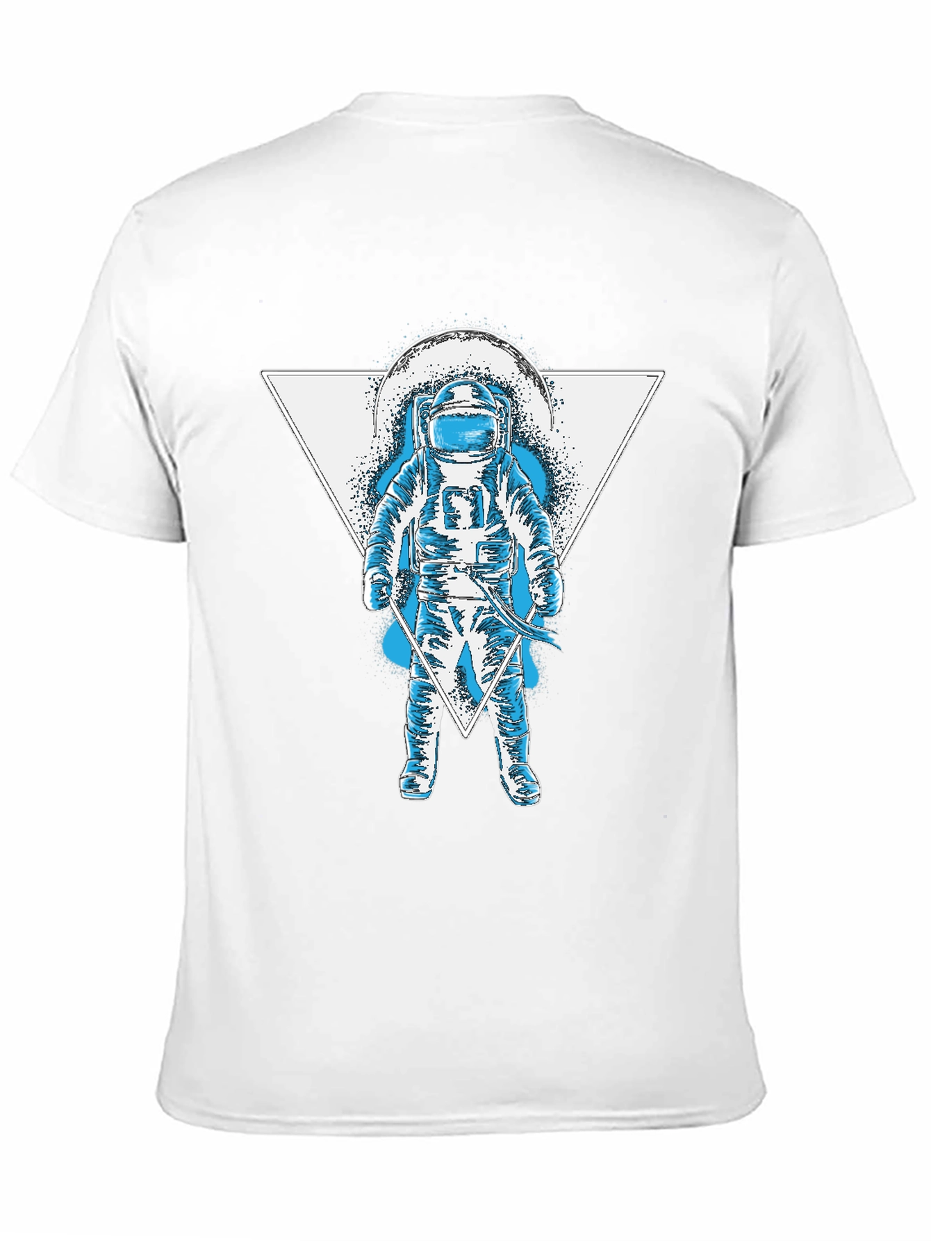 Astronaut Triangle Graphic T-Shirt
