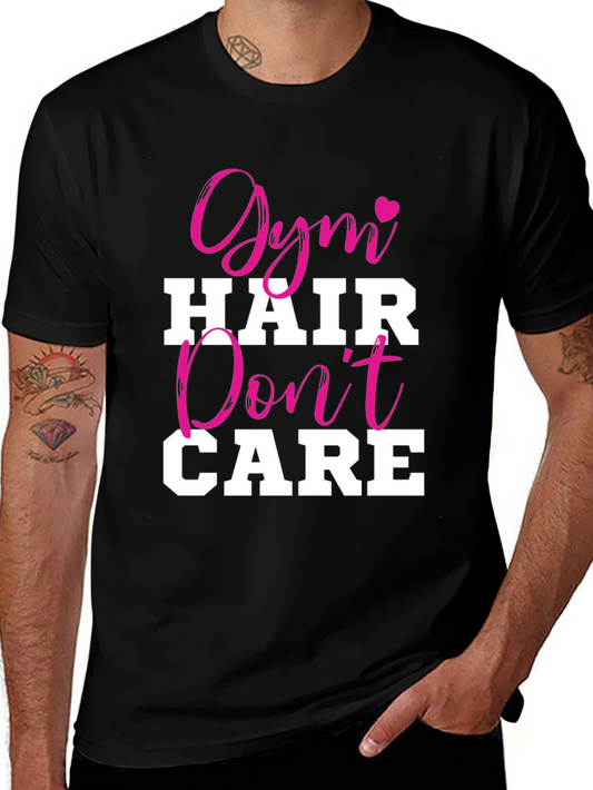 Gym Hair Dont Care Graphic Tee