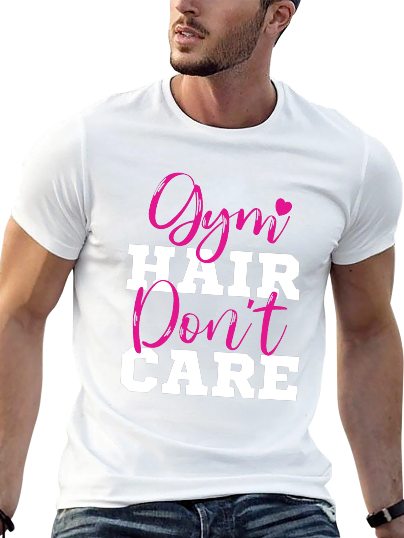 Gym Hair Dont Care Graphic Tee
