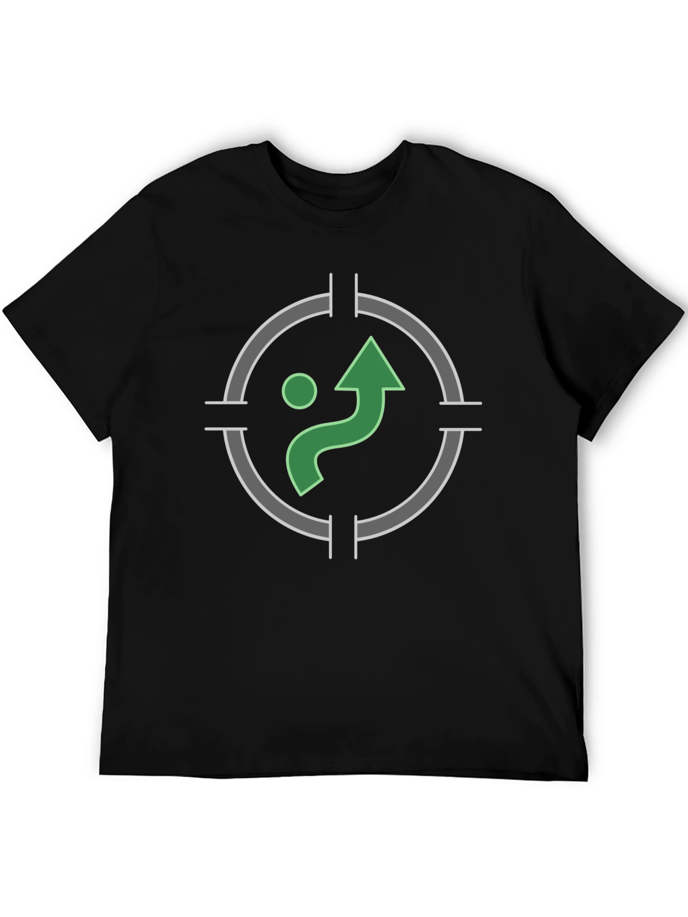 Green Path Target Graphic T-Shirt