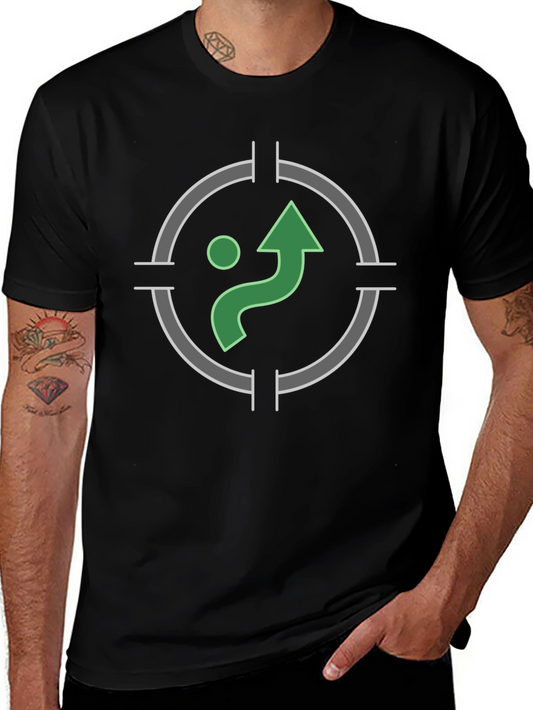Green Path Target Graphic T-Shirt