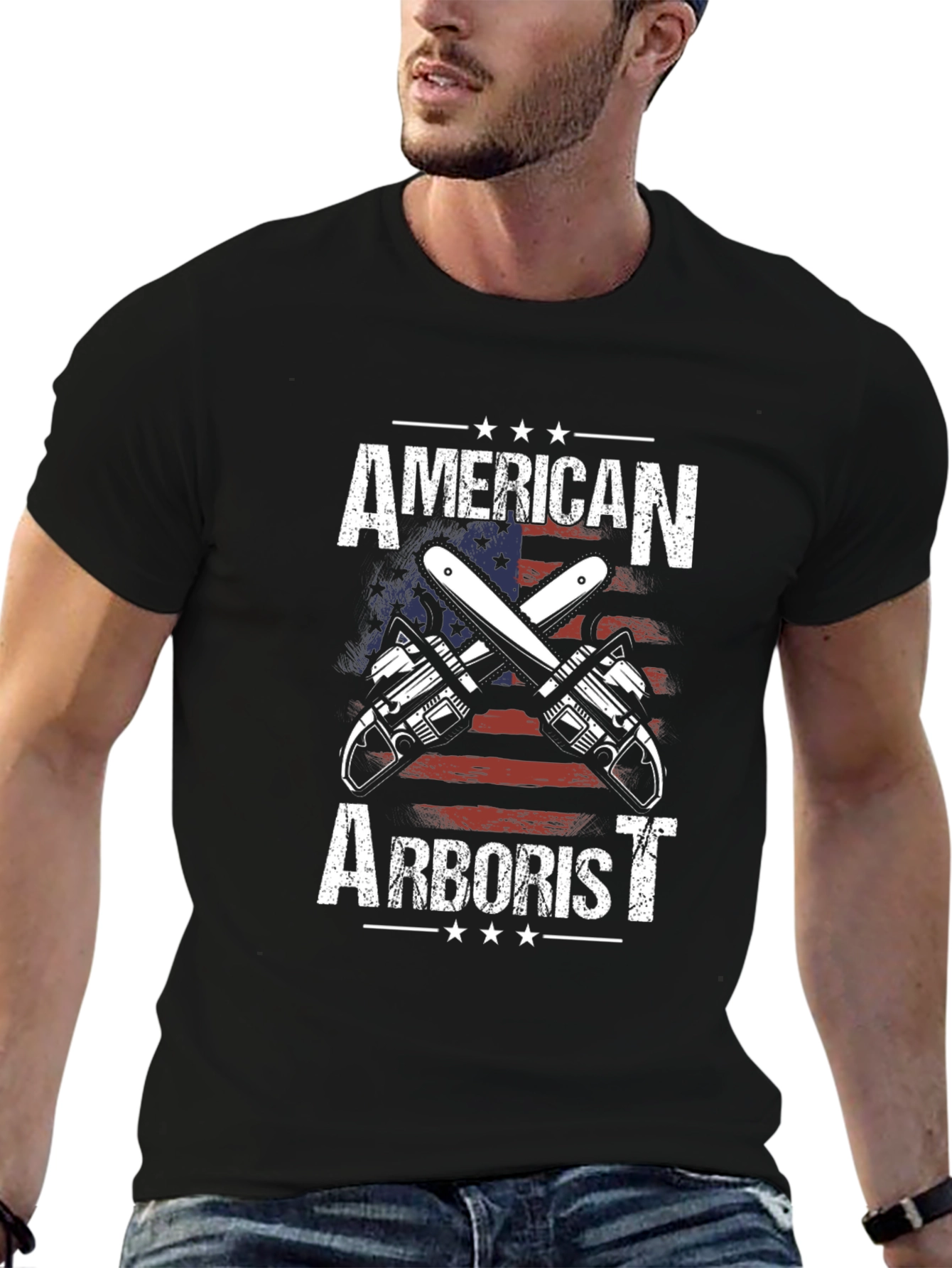 American Arborist Chainsaw Graphic T-Shirt