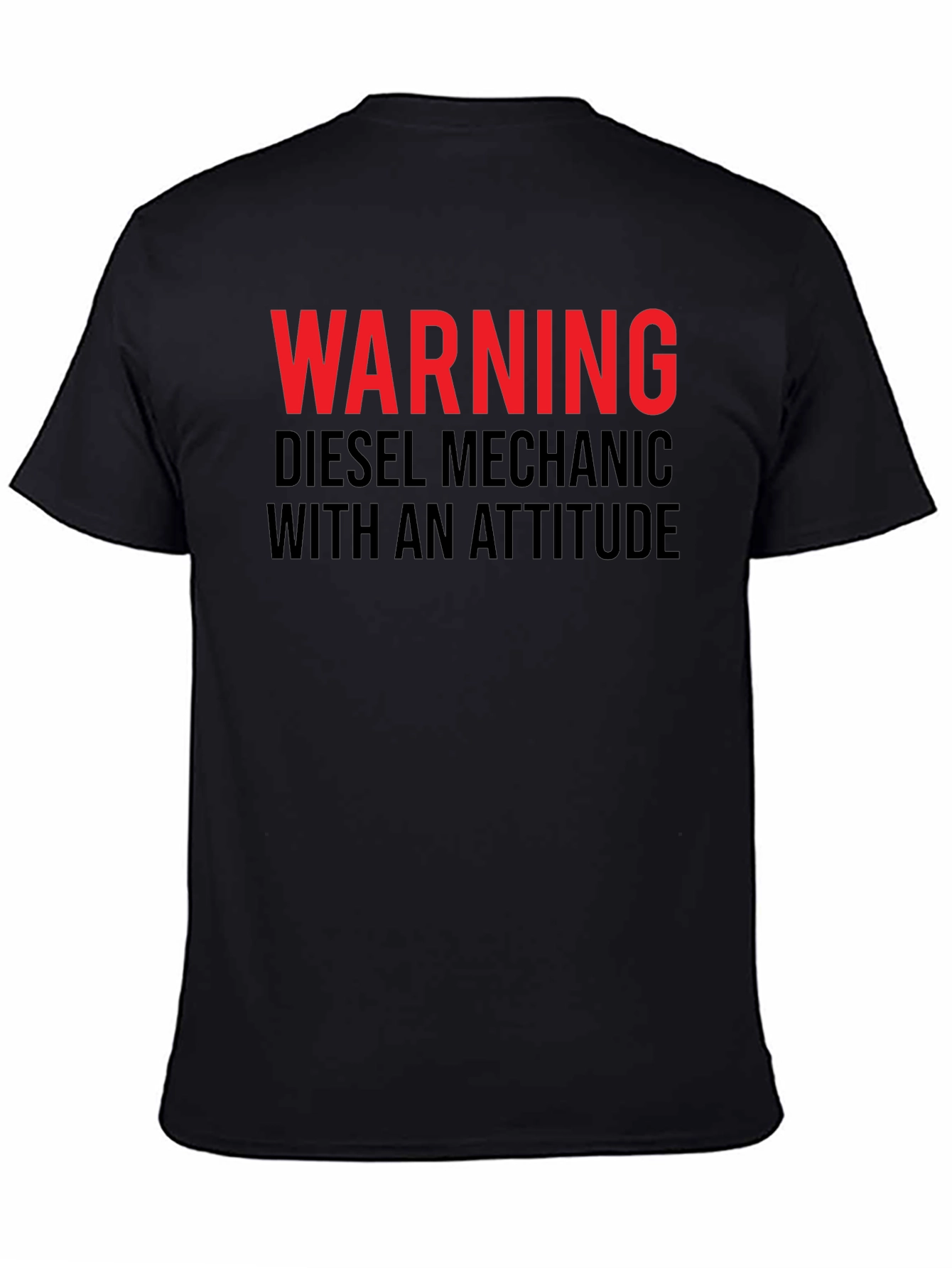 Warning Diesel Mechanic Tee