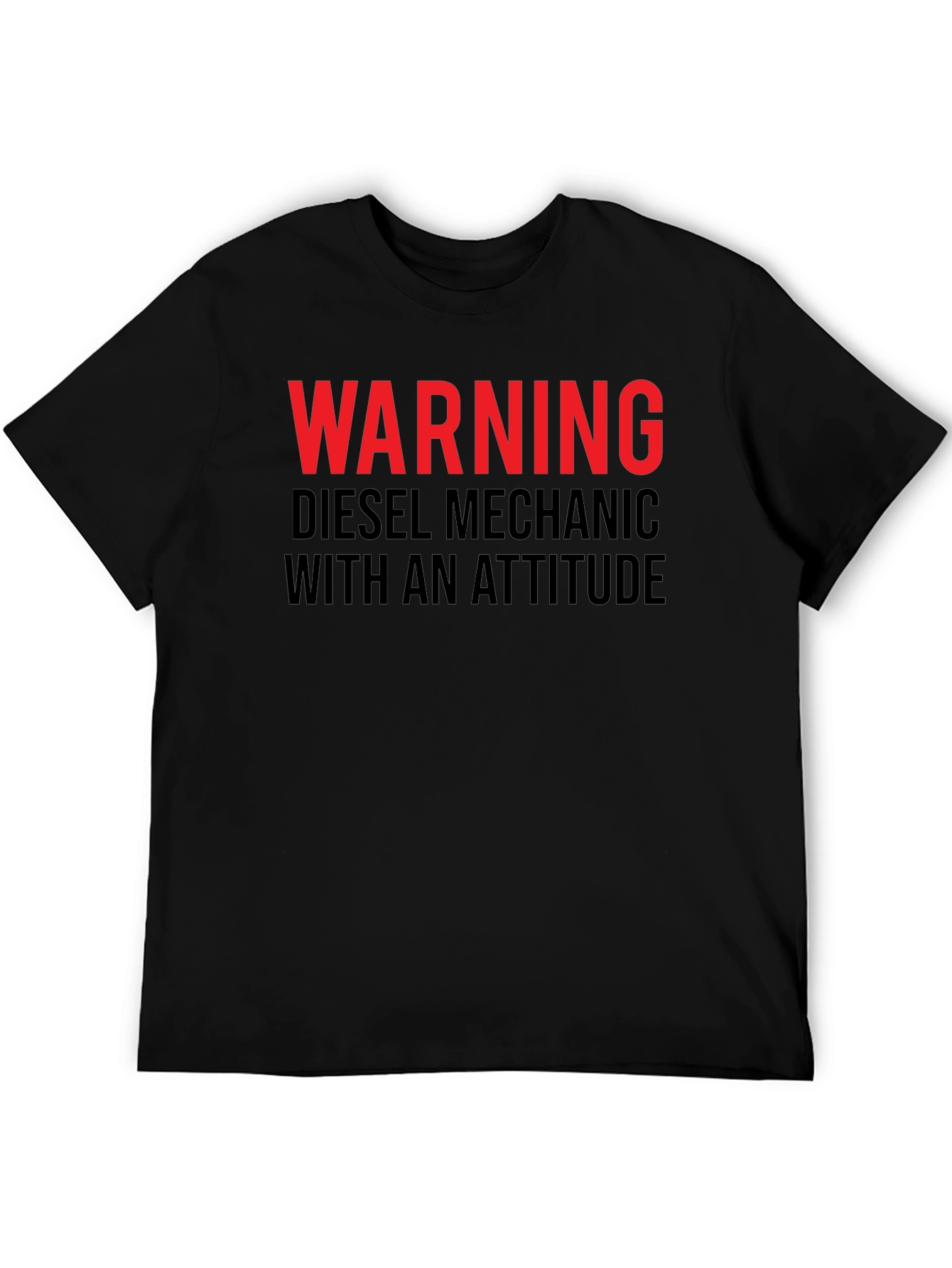 Warning Diesel Mechanic Tee