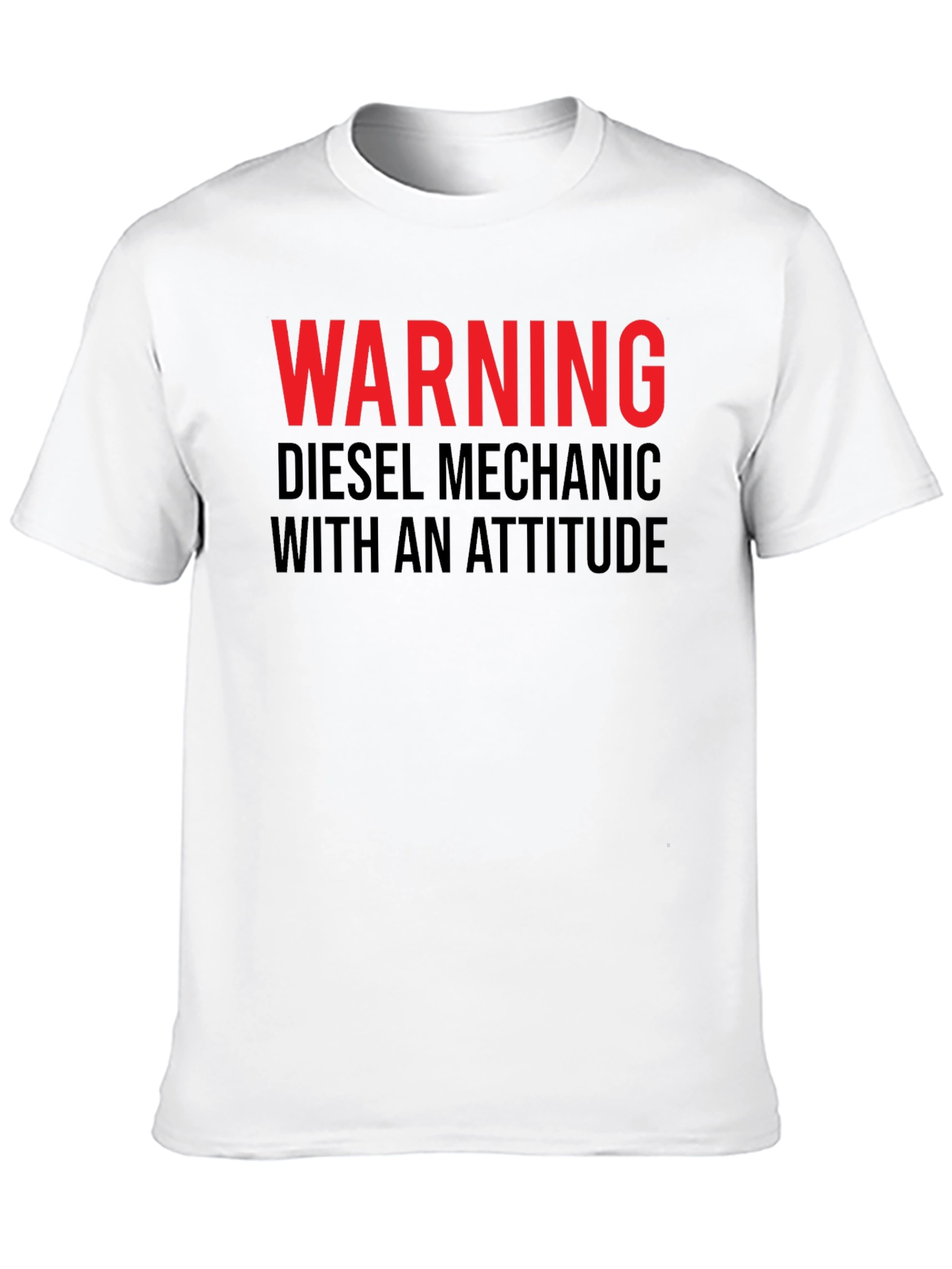 Warning Diesel Mechanic Tee