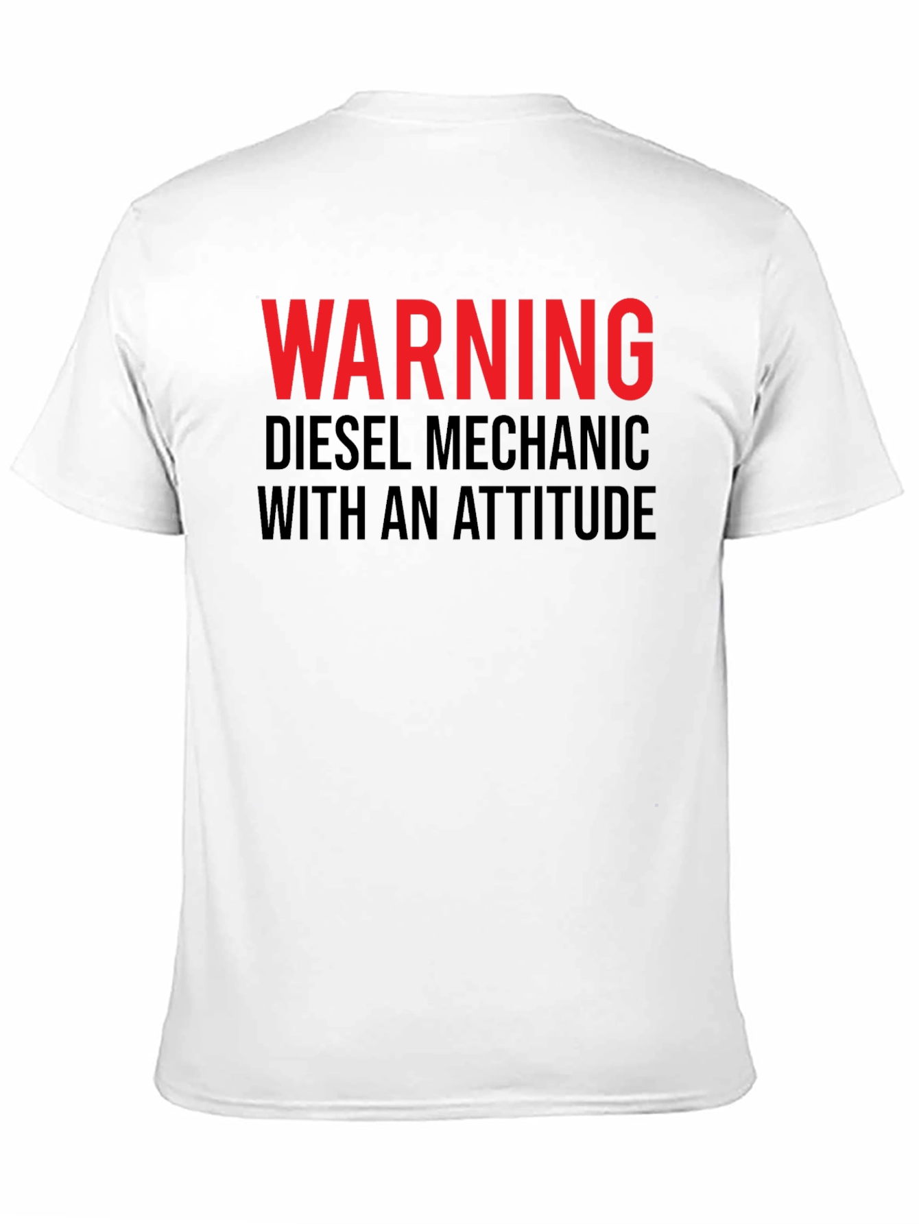 Warning Diesel Mechanic Tee