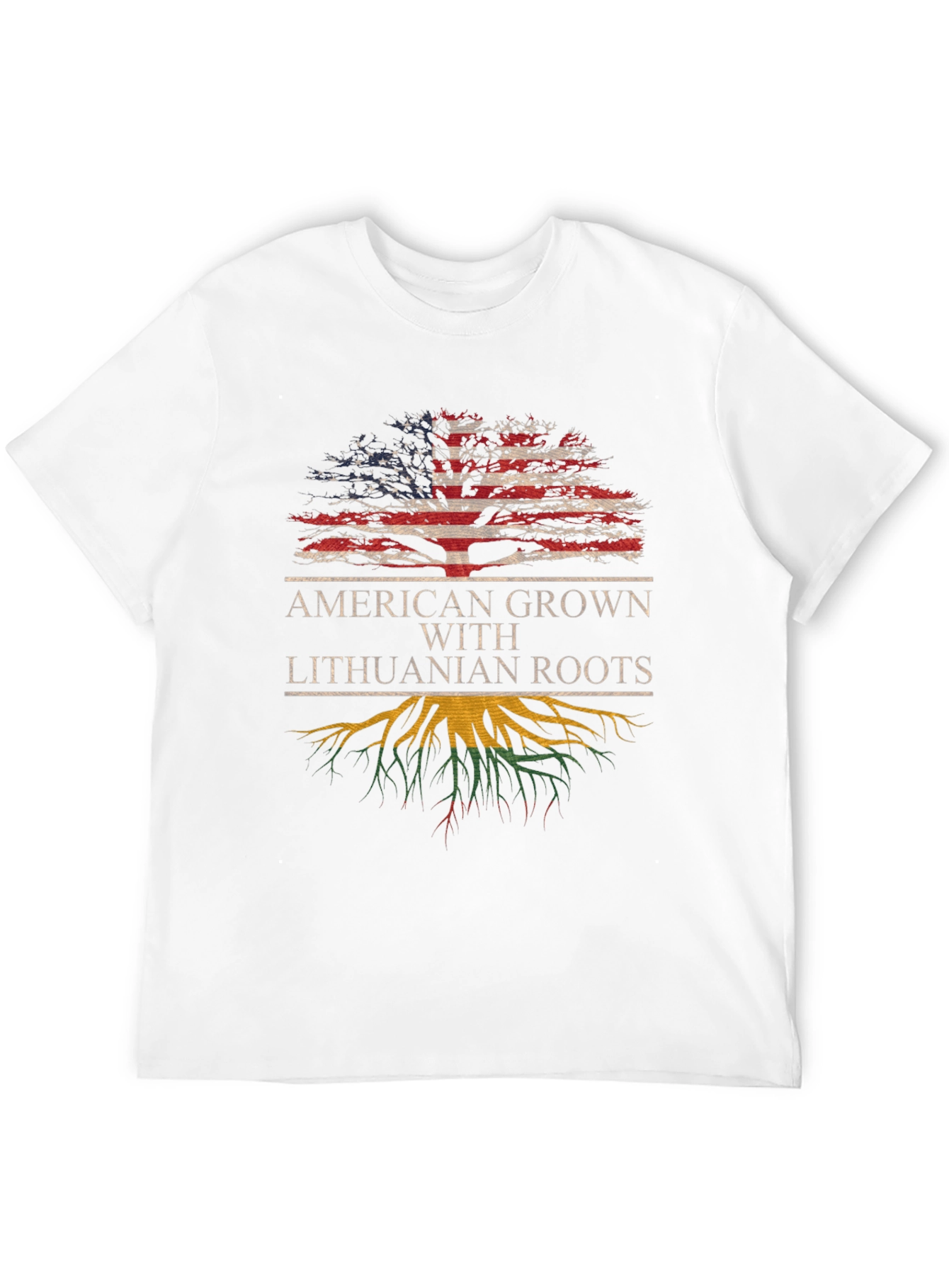American Grown Lithuanian Roots T-Shirt
