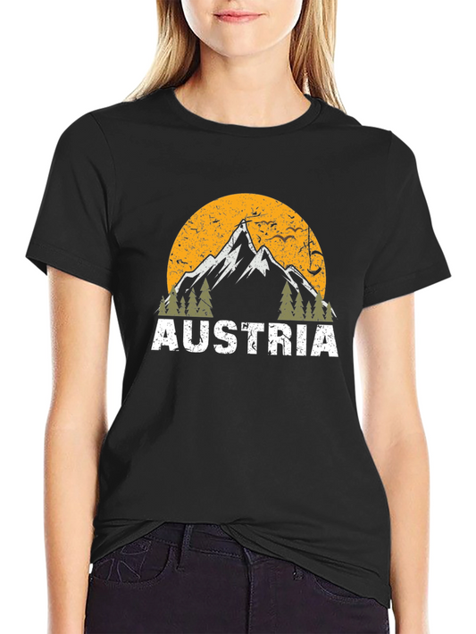 Austria Mountain Graphic T-Shirt