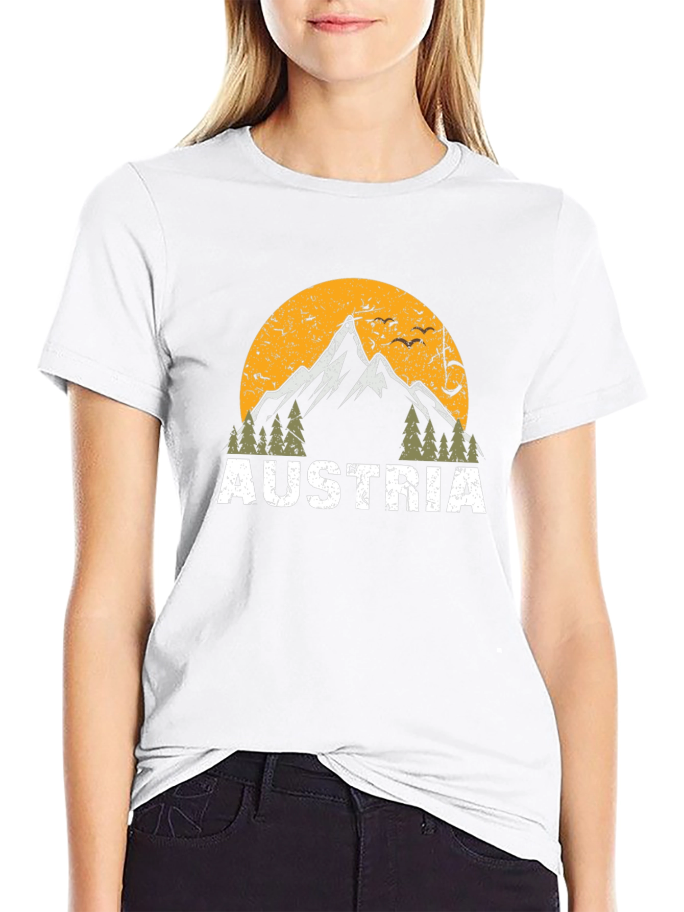 Austria Mountain Graphic T-Shirt