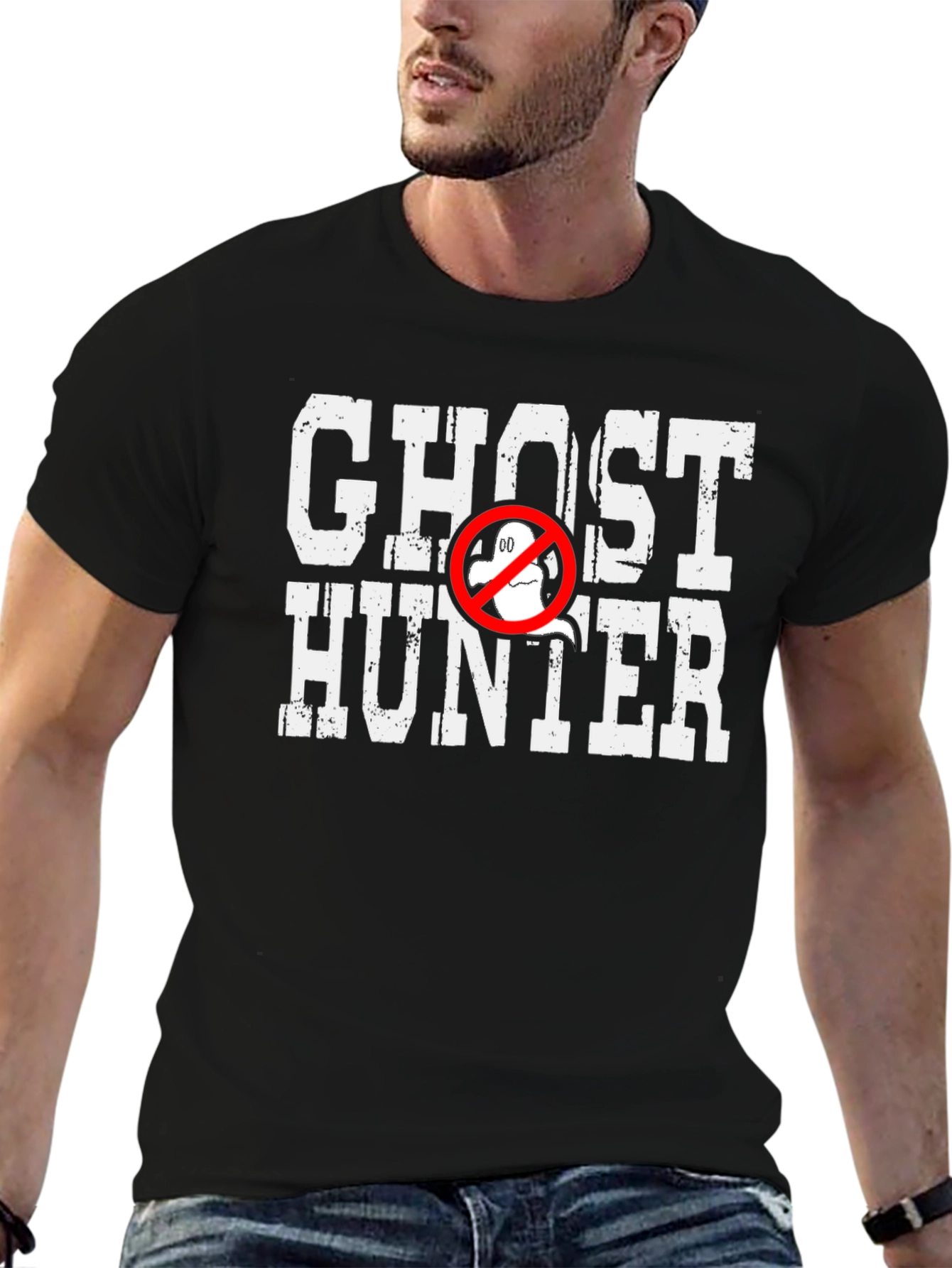 Ghost Hunter T-Shirt - Novelty Graphic Tee