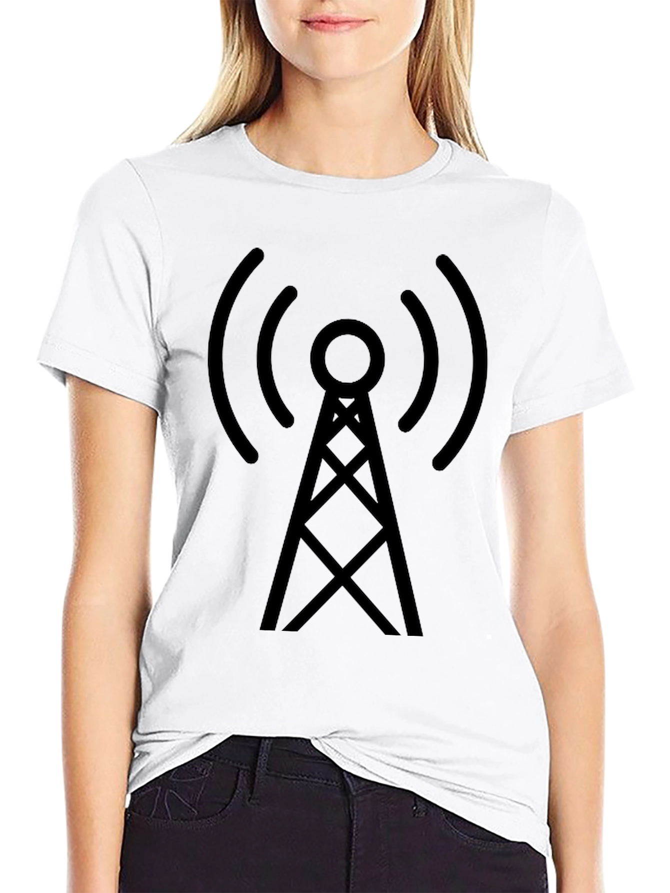 Antenna Tower Graphic T-Shirt