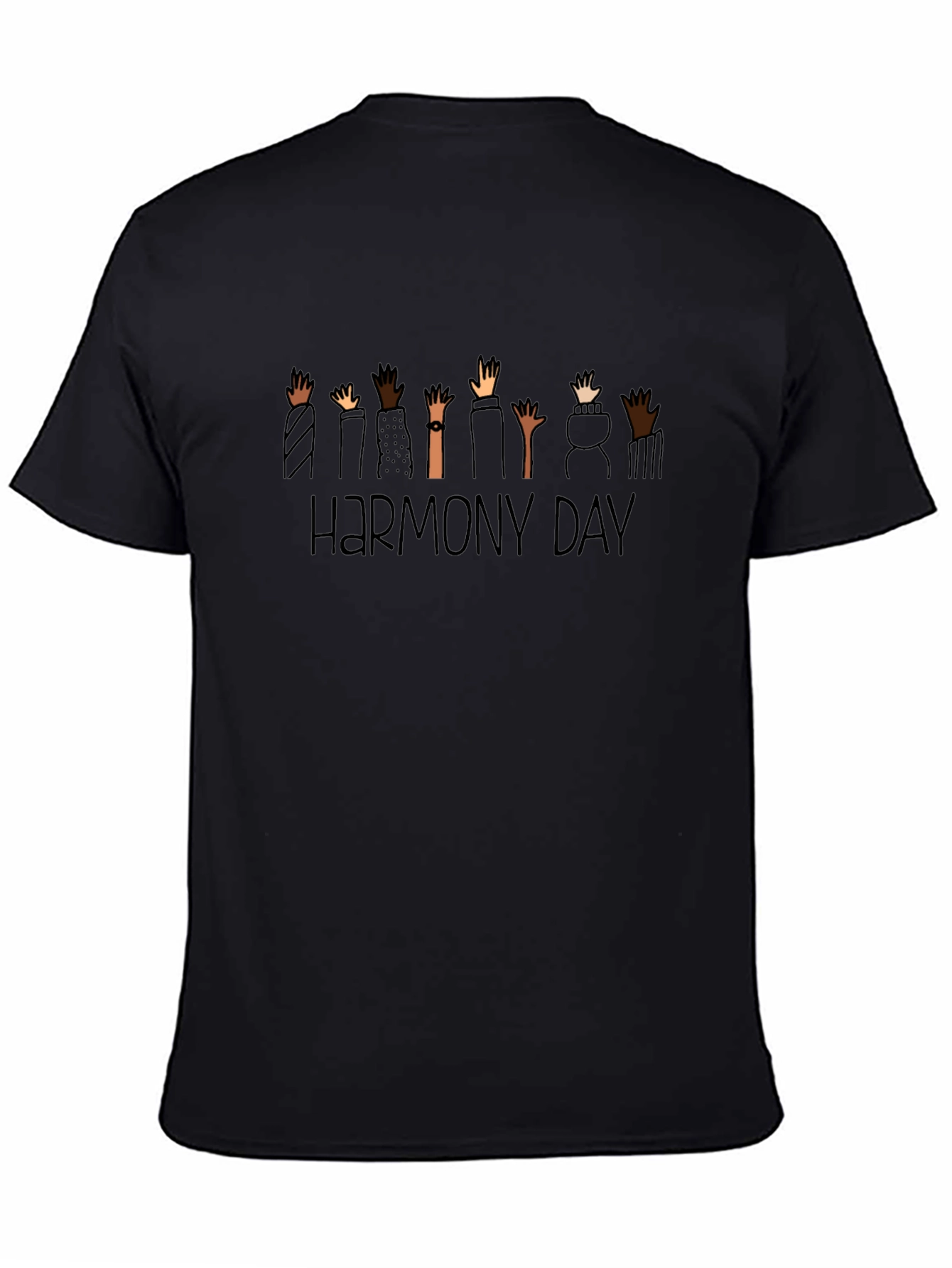 Harmony Day T-Shirt - Diversity Hand Design