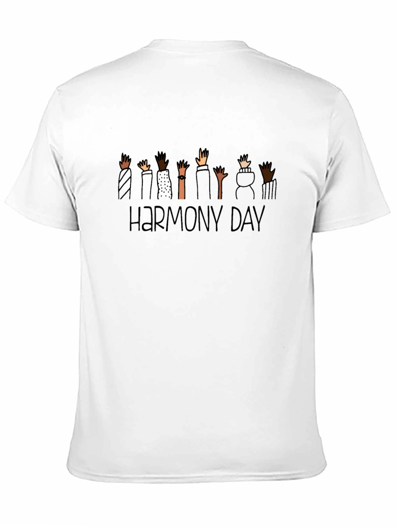Harmony Day T-Shirt - Diversity Hand Design