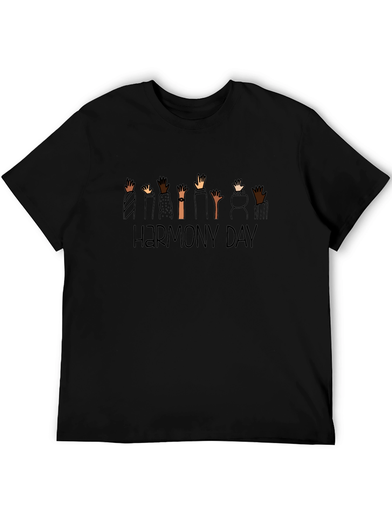 Harmony Day T-Shirt - Diversity Hand Design