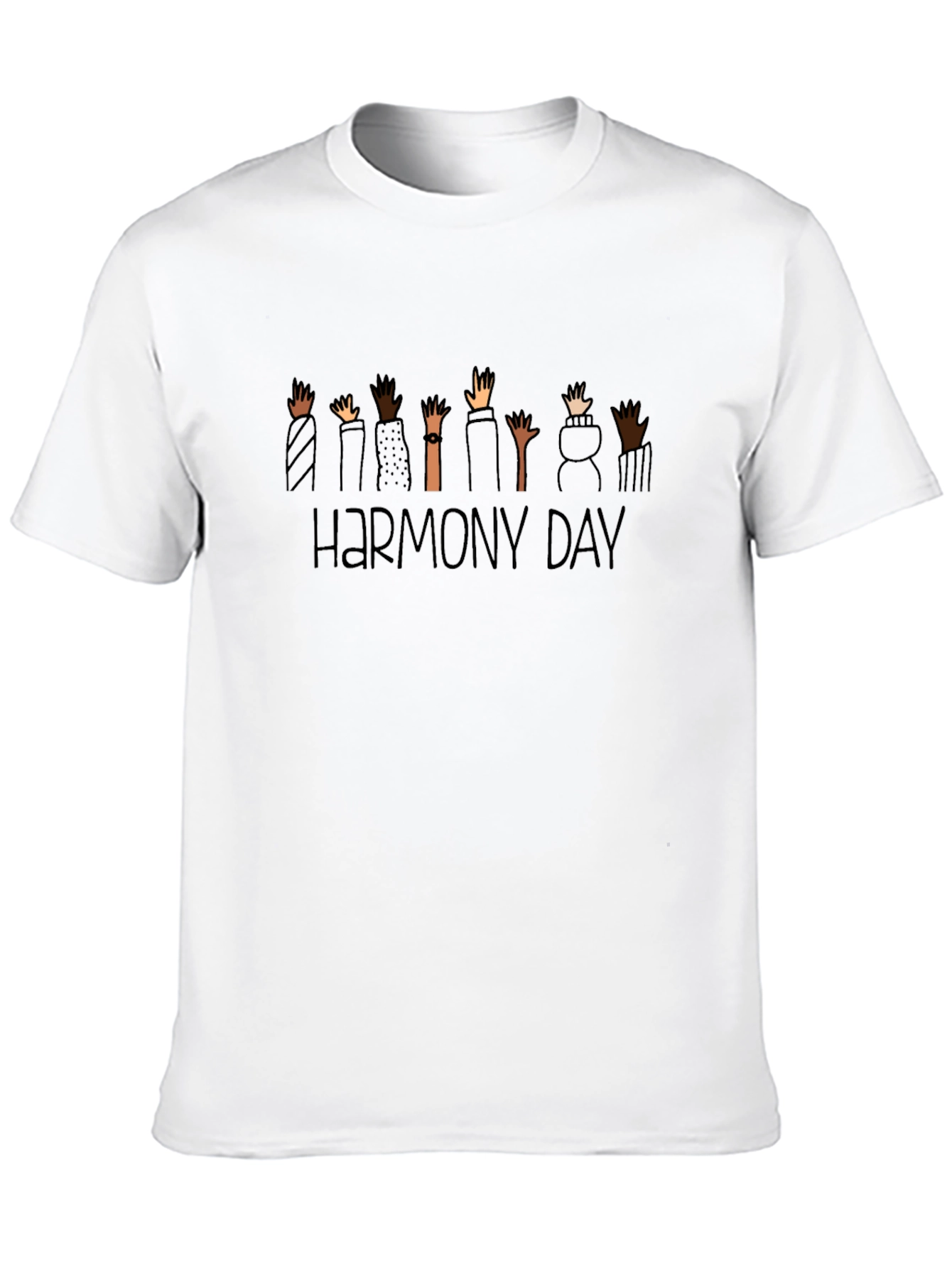Harmony Day T-Shirt - Diversity Hand Design