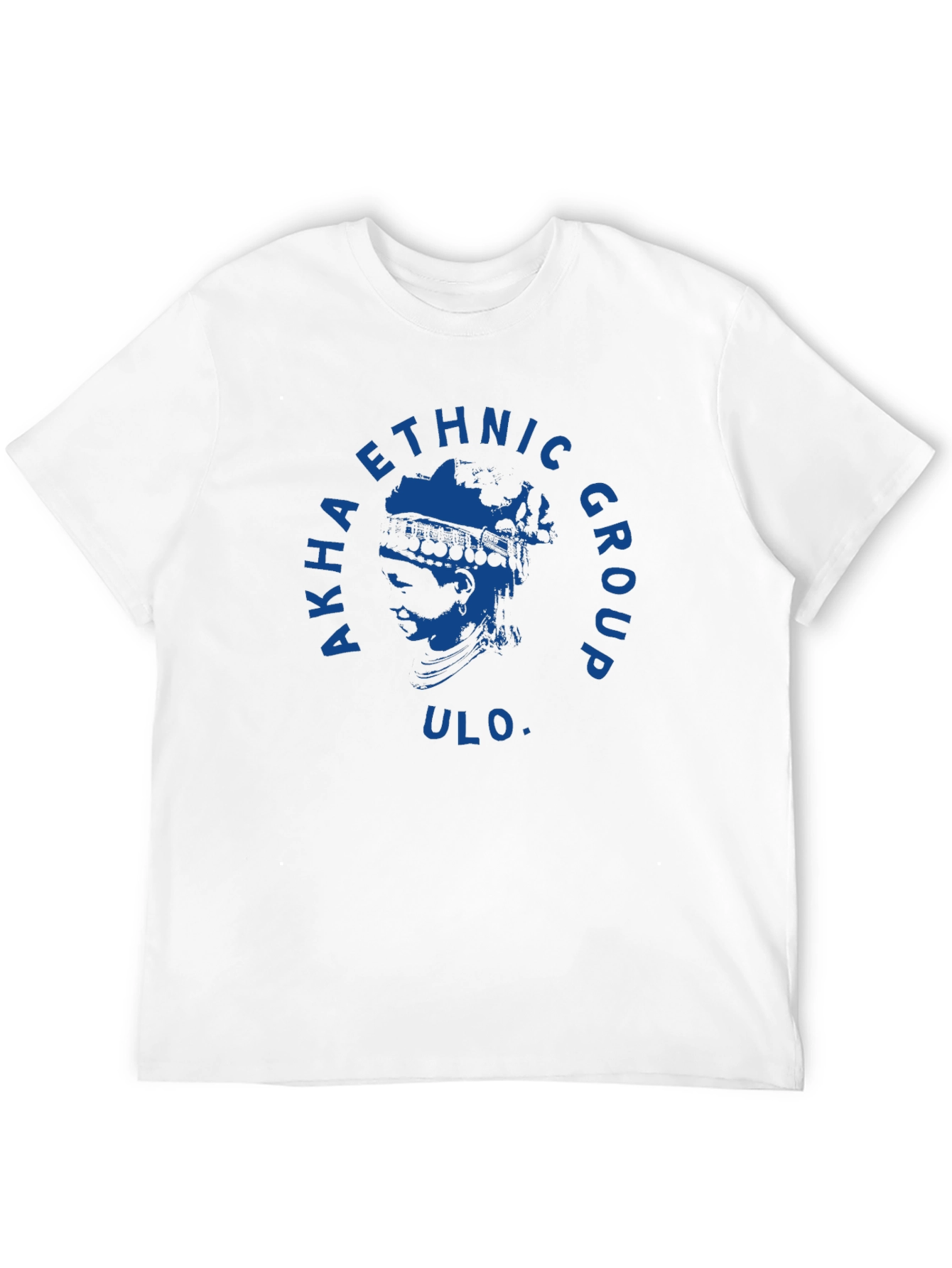 Akha Ethnic Group T-Shirt - ULO. Black Graphic Tee