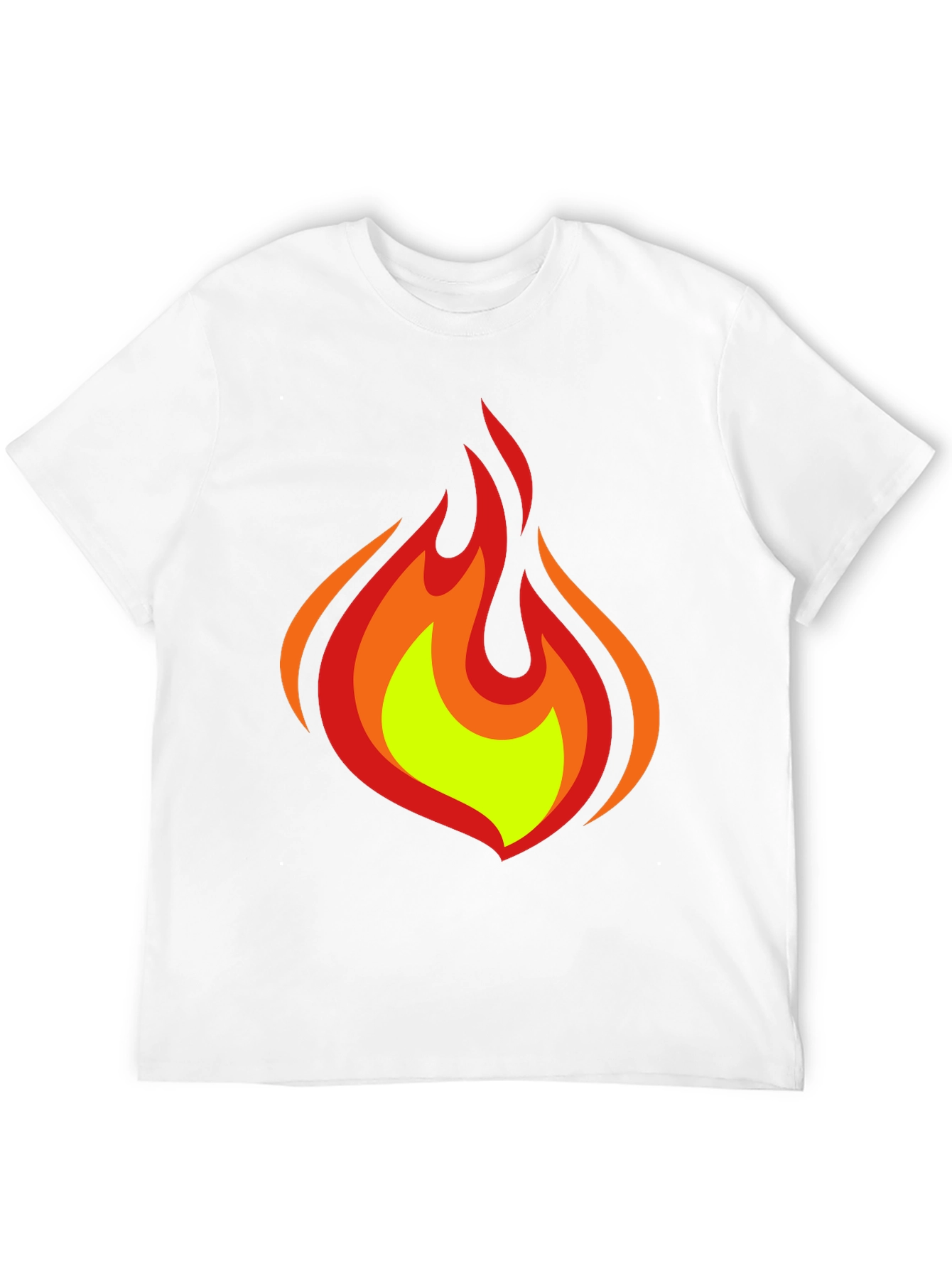 Flame Graphic Black T-Shirt