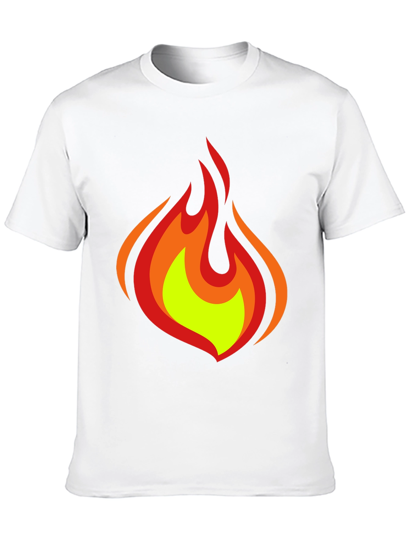 Flame Graphic Black T-Shirt