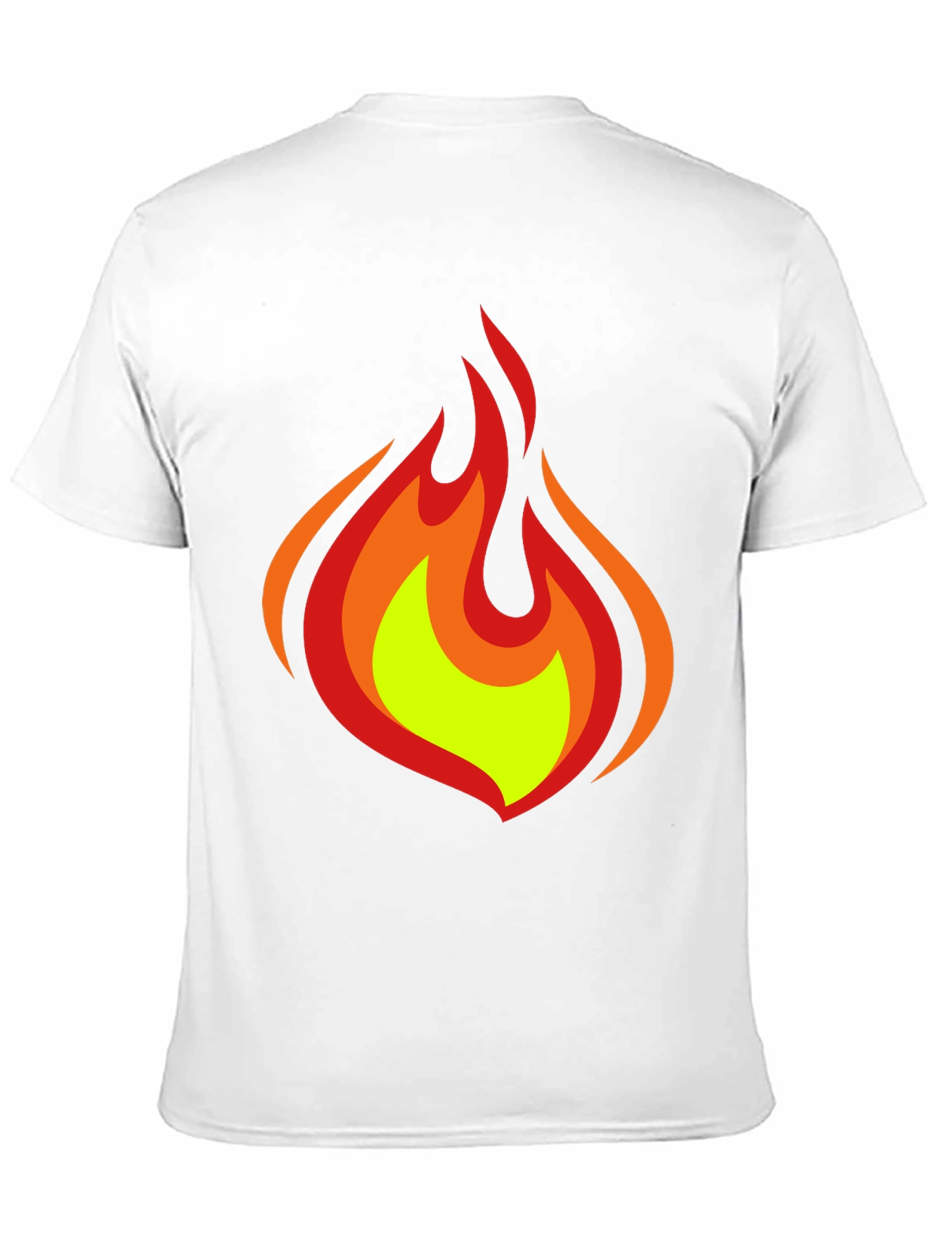Flame Graphic Black T-Shirt