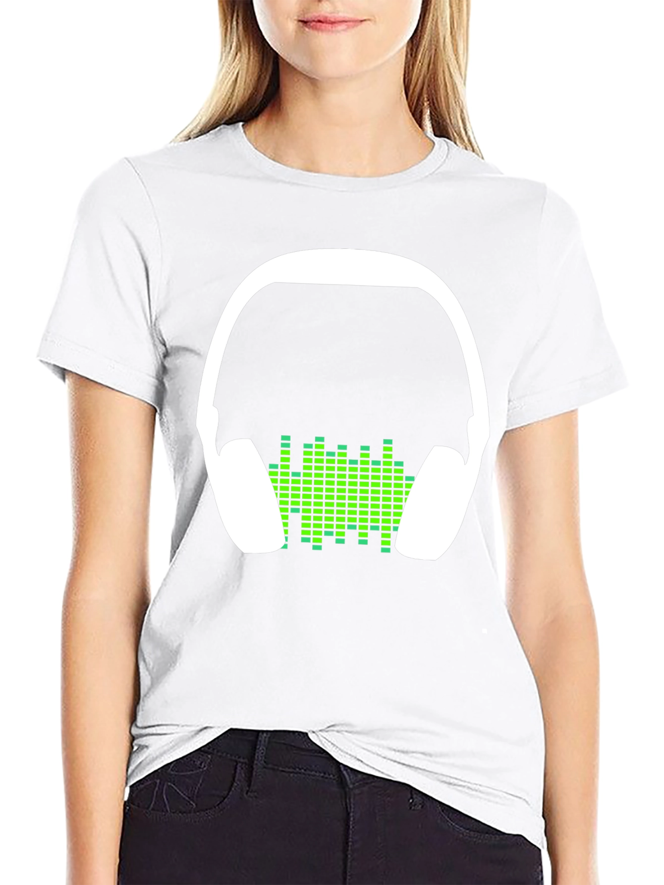 Headphones Graphic T-Shirt - Music Lover Tee