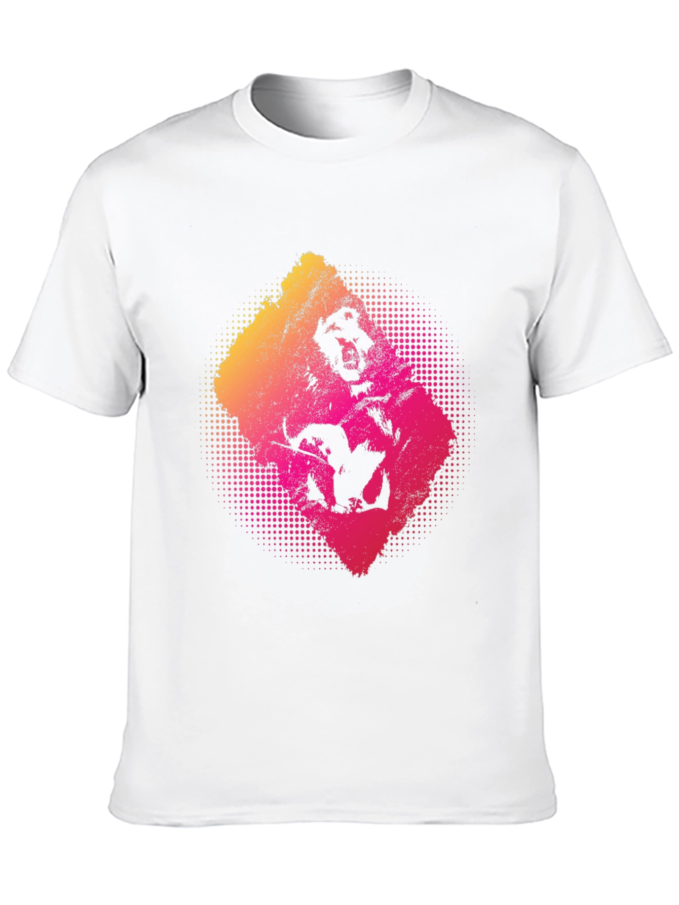 Graphic Print T-Shirt - Mens Black Tee