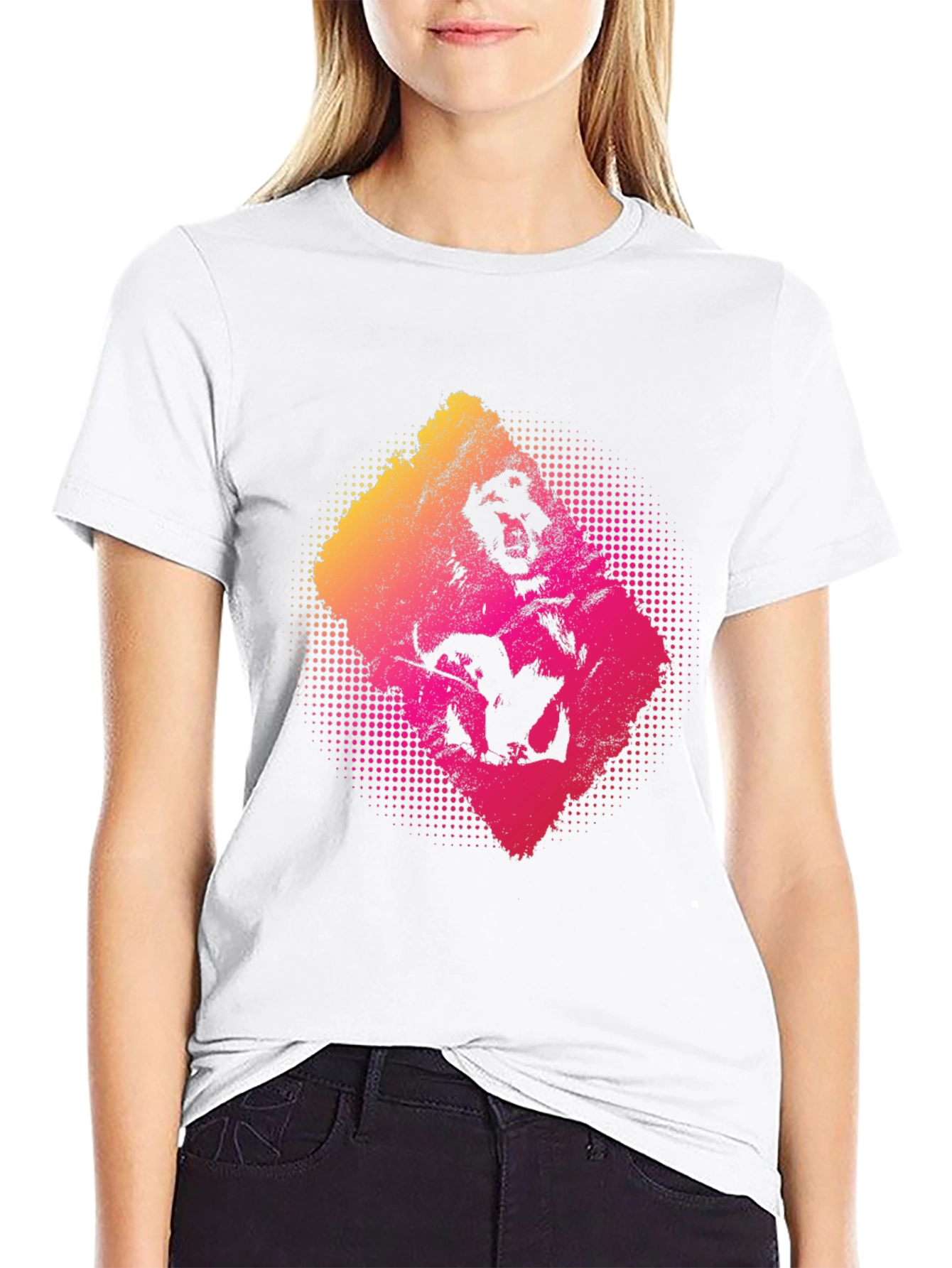 Graphic Print T-Shirt - Mens Black Tee