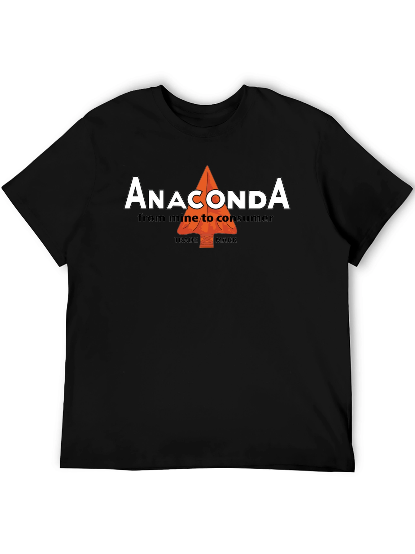 Anaconda Black Cotton Tee - From Mine to Consumer