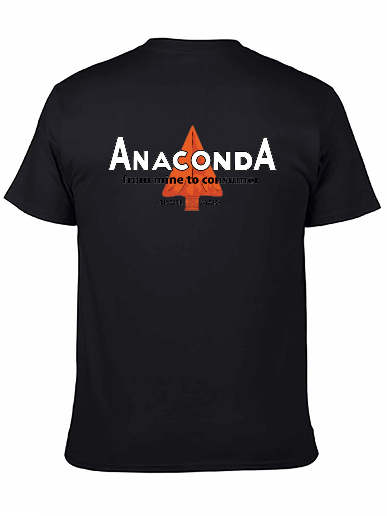 Anaconda Black Cotton Tee - From Mine to Consumer