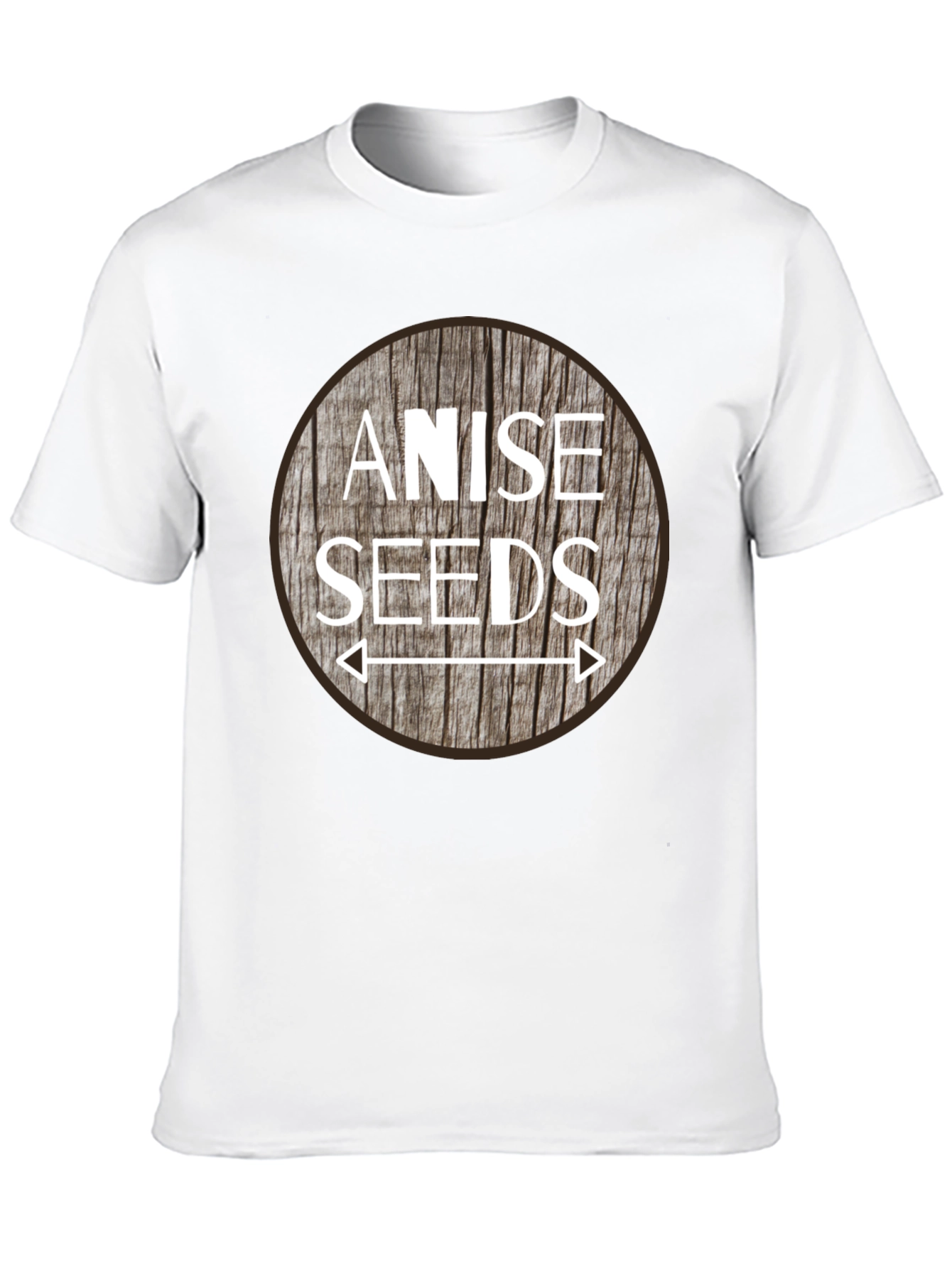 Anise Seeds Graphic Tee - Black Cotton T-Shirt
