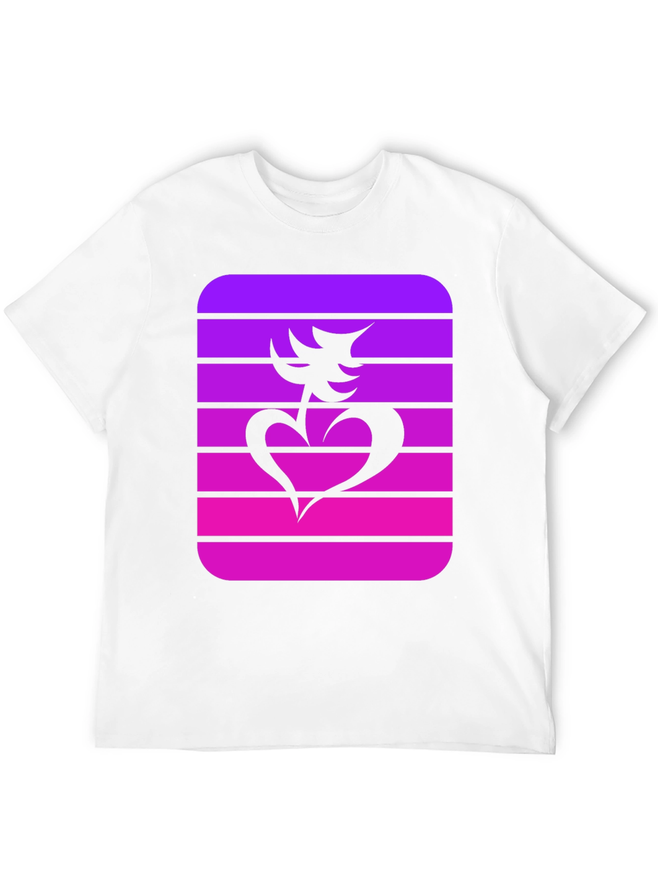 Heart & Tree Graphic Tee - Black