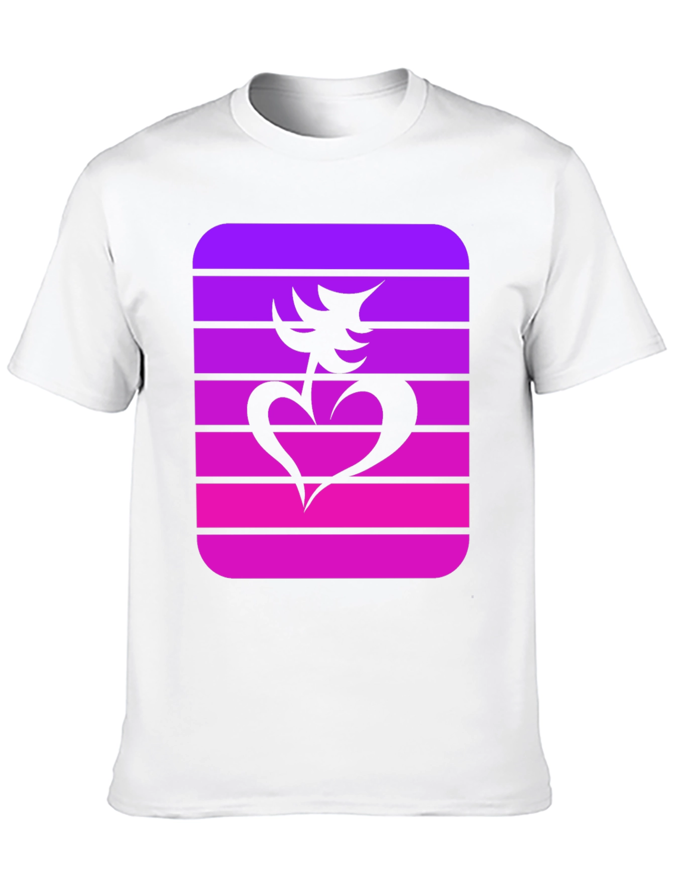Heart & Tree Graphic Tee - Black