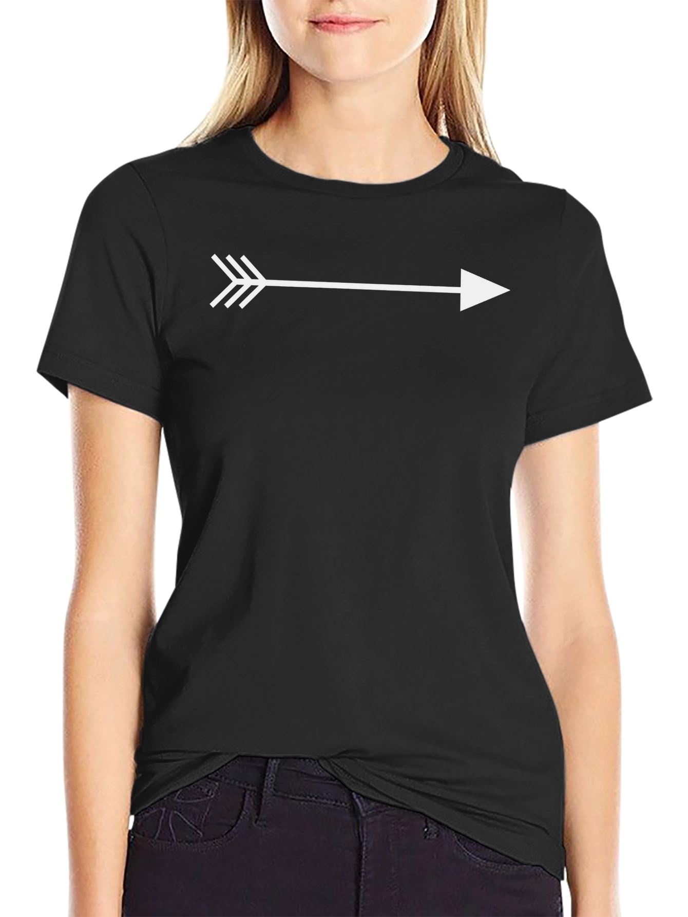 Arrow Graphic Tee - Trendy Casual Style