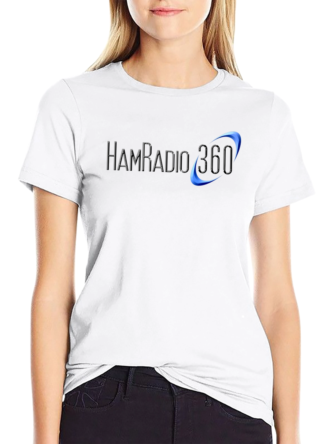 Ham Radio 360 T-Shirt - Black Cotton Blend