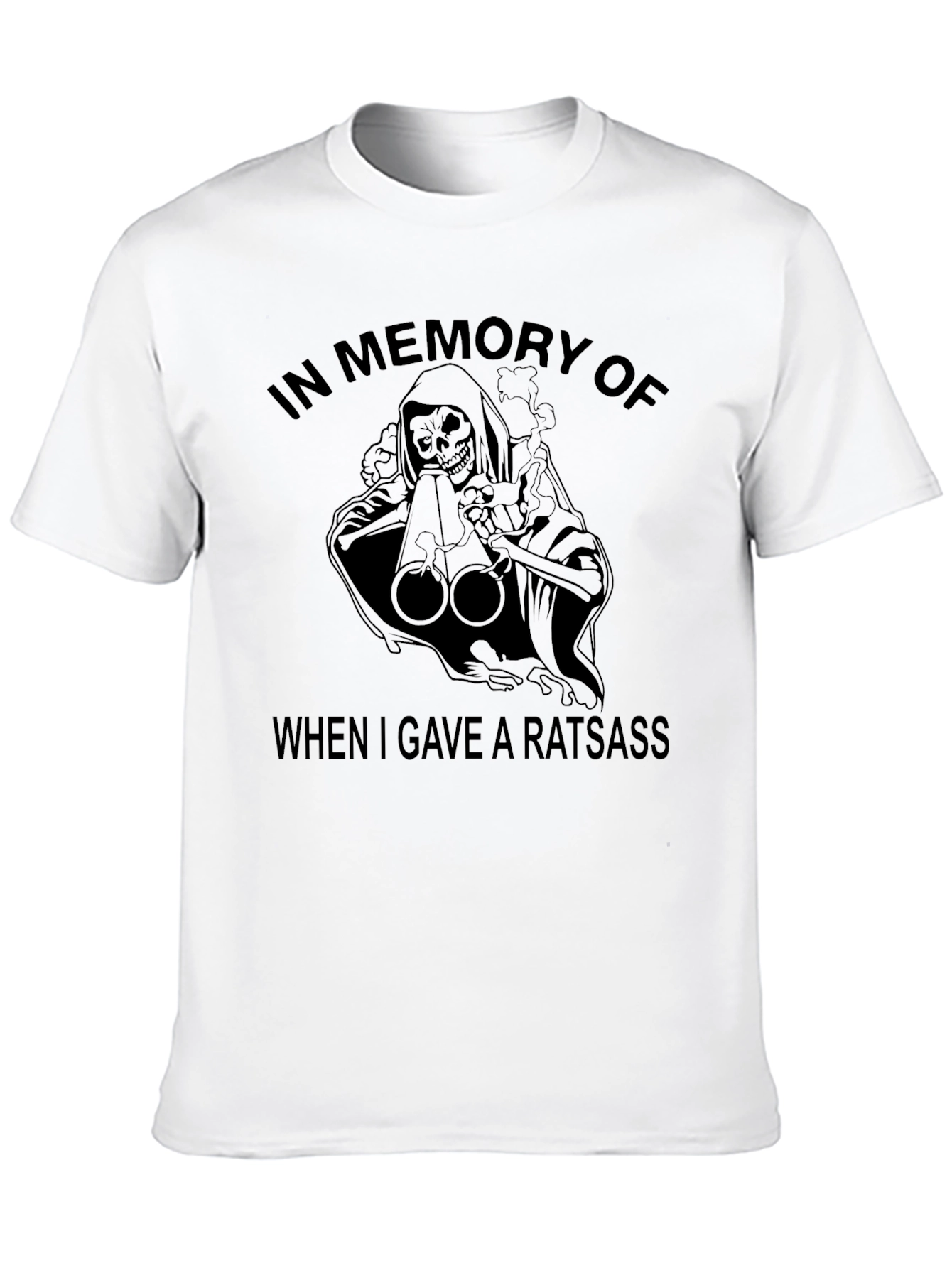 Grim Reaper Ratsass Graphic Tee - Black