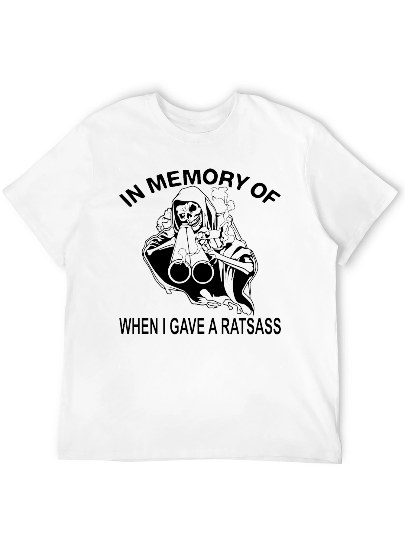 Grim Reaper Ratsass Graphic Tee - Black