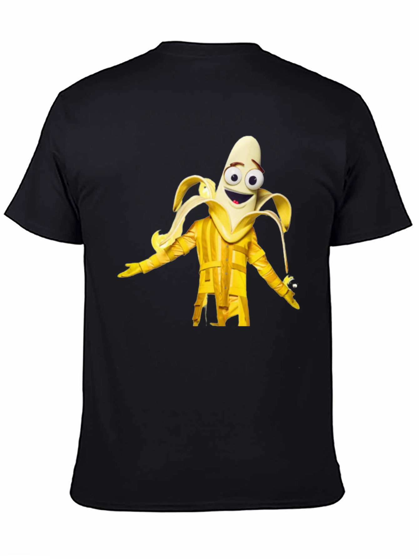 Banana Masked Singer Black T-Shirt