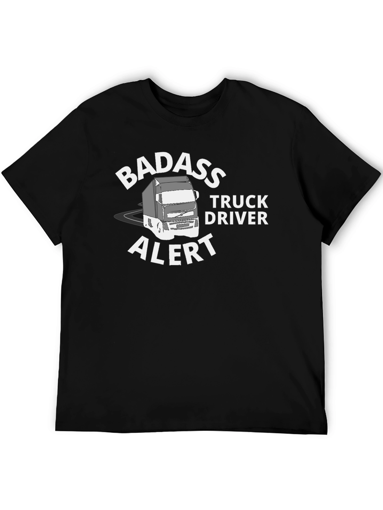Badass Truck Driver Tee - Black