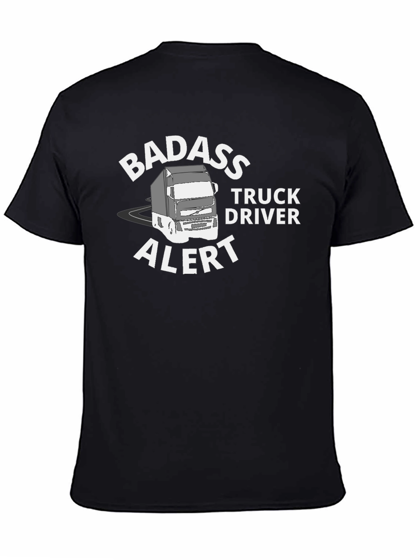 Badass Truck Driver Tee - Black