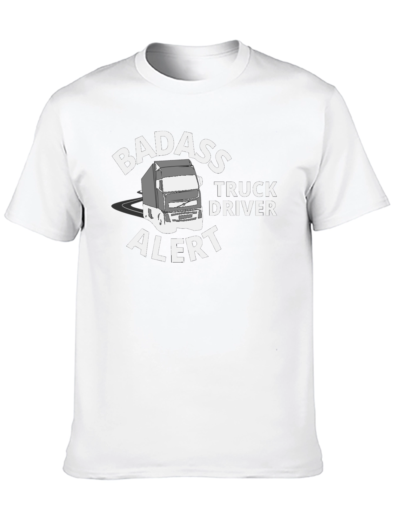 Badass Truck Driver Tee - Black
