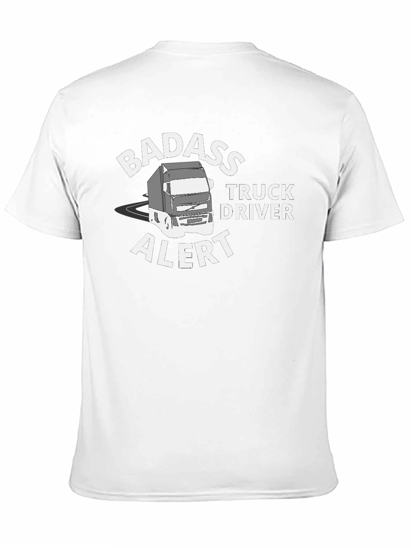 Badass Truck Driver Tee - Black