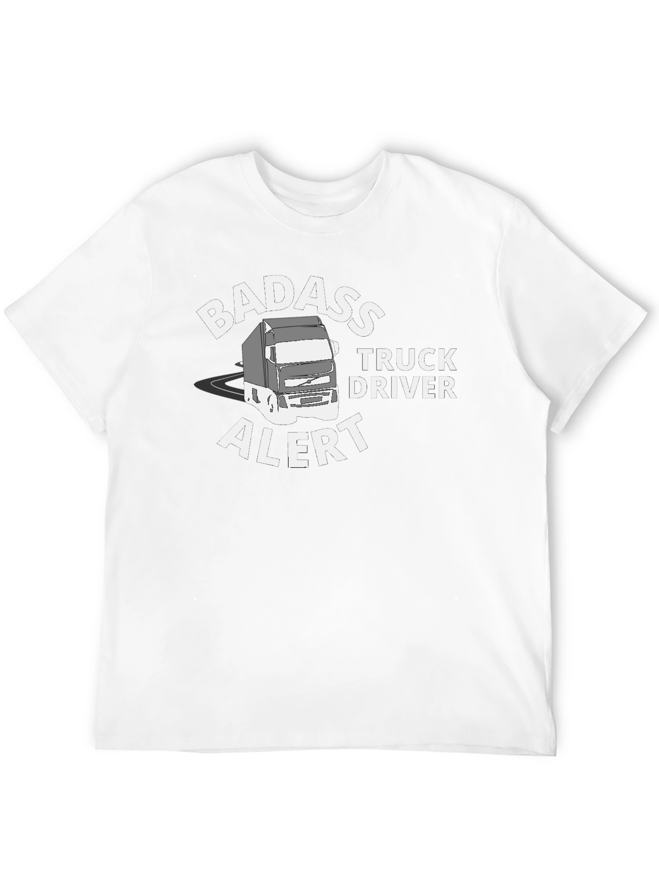 Badass Truck Driver Tee - Black