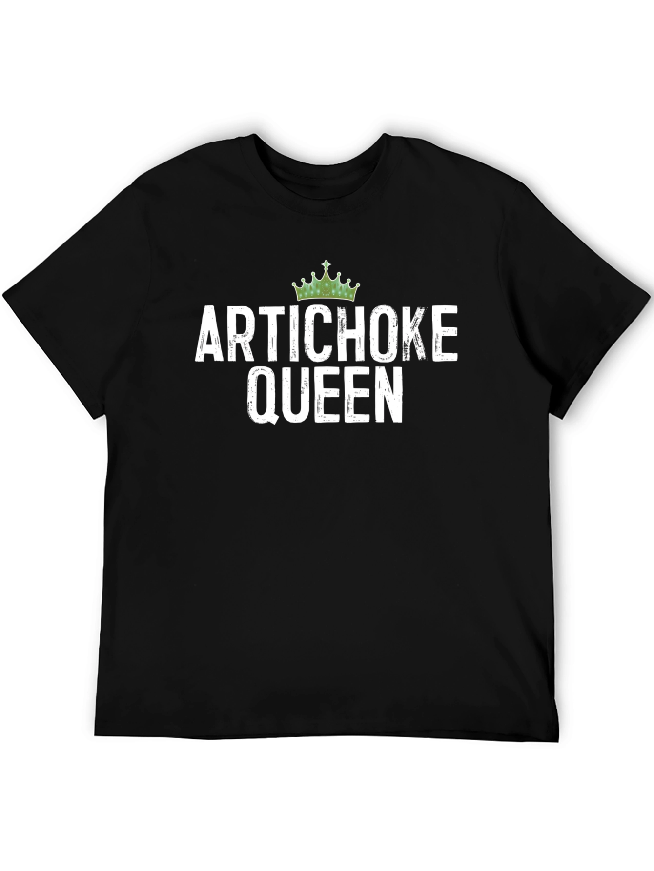 Artichoke Queen Graphic Tee - Unisex Black T-Shirt