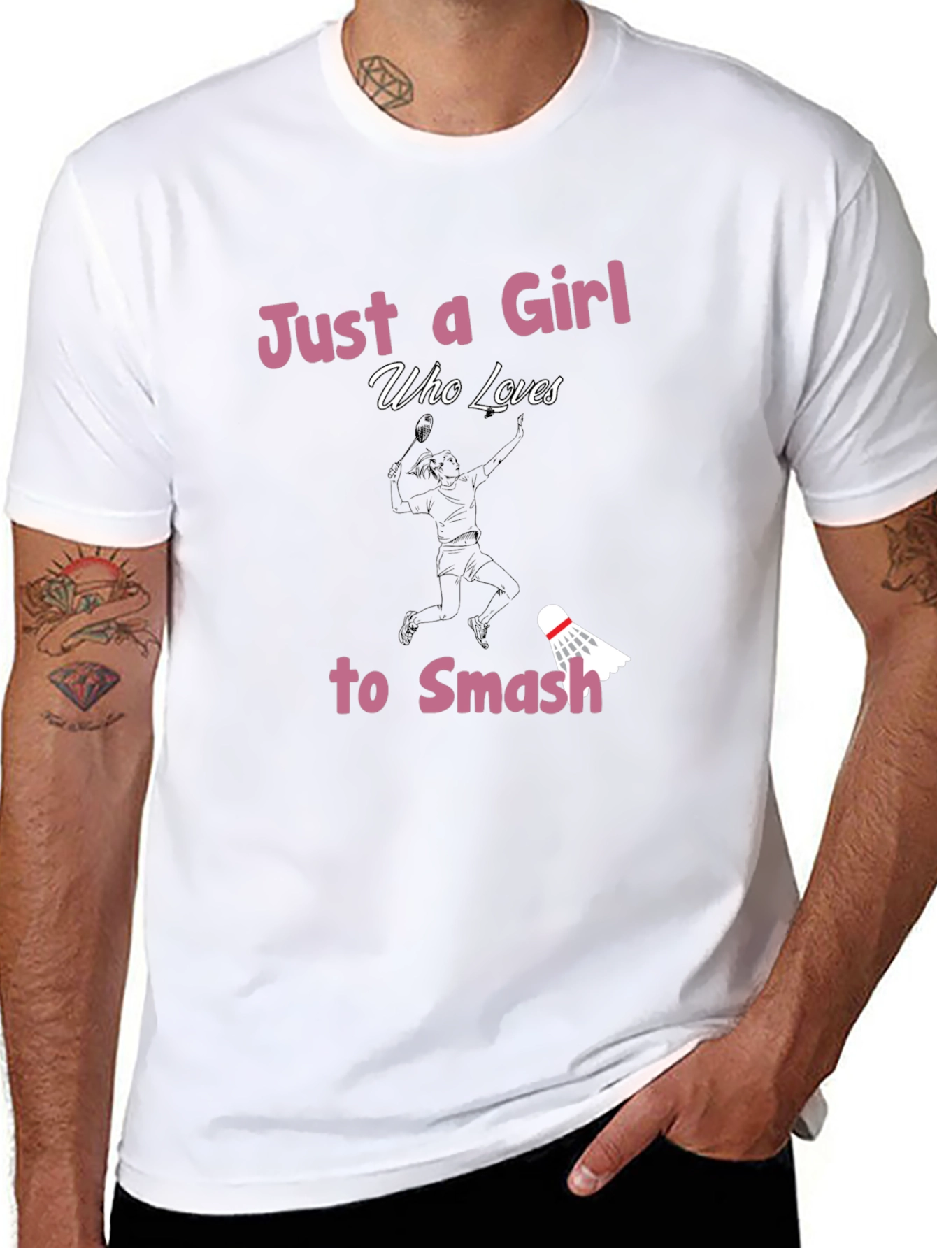 Badminton Girls Smash T-Shirt
