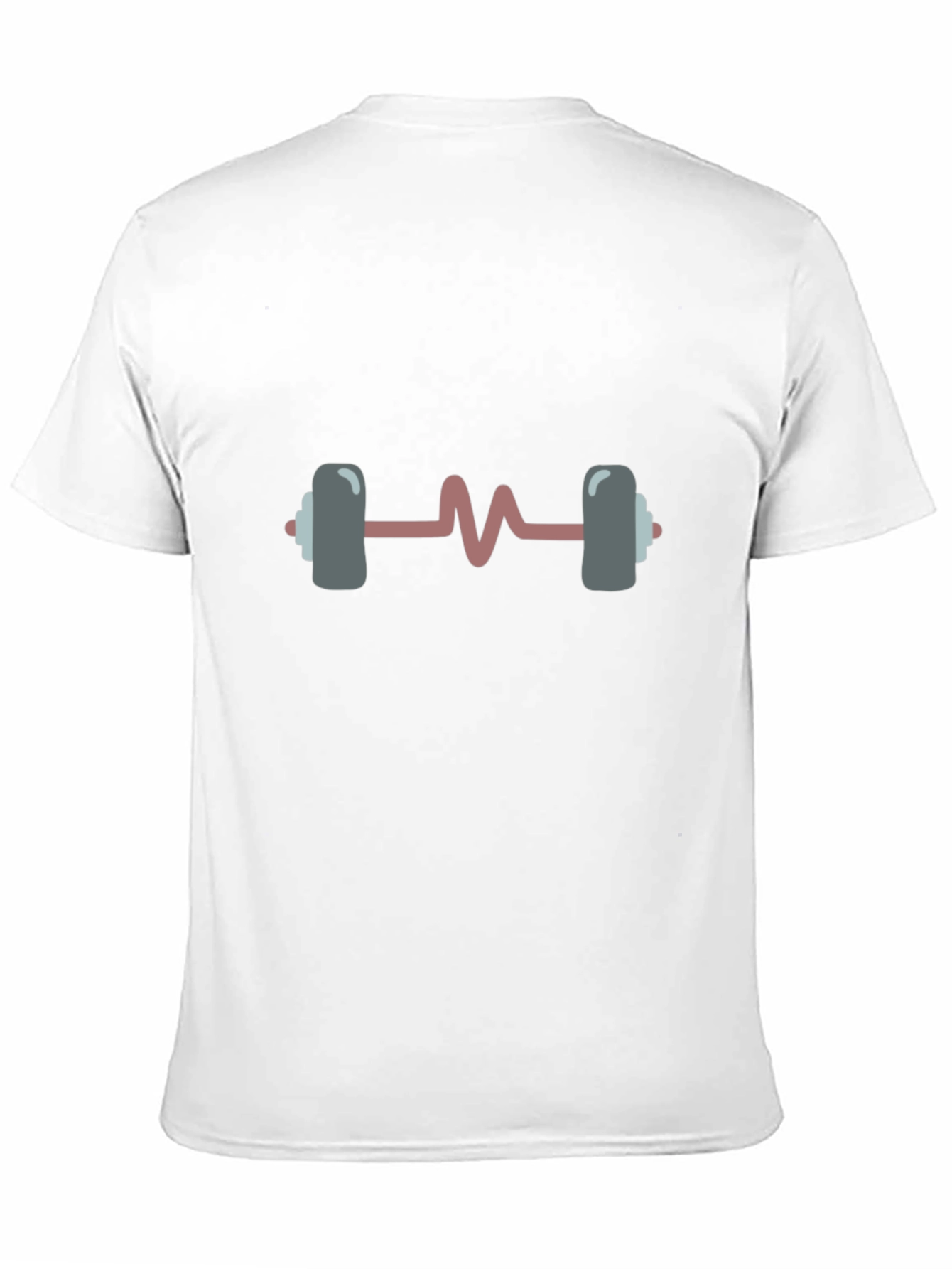 Heartbeat Barbell T-Shirt - Gym Life