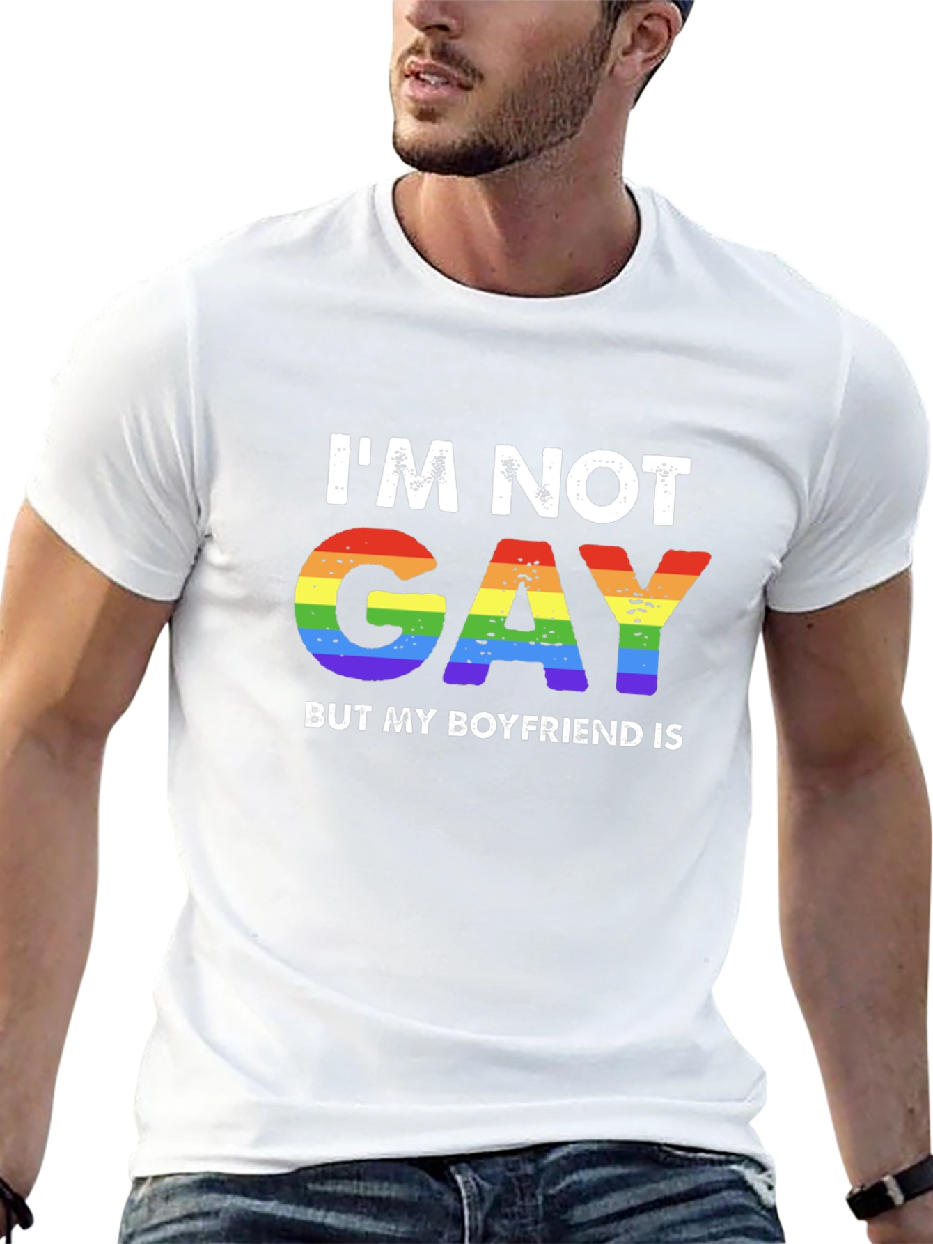 Gay Pride T-Shirt - My Boyfriend Is Gay