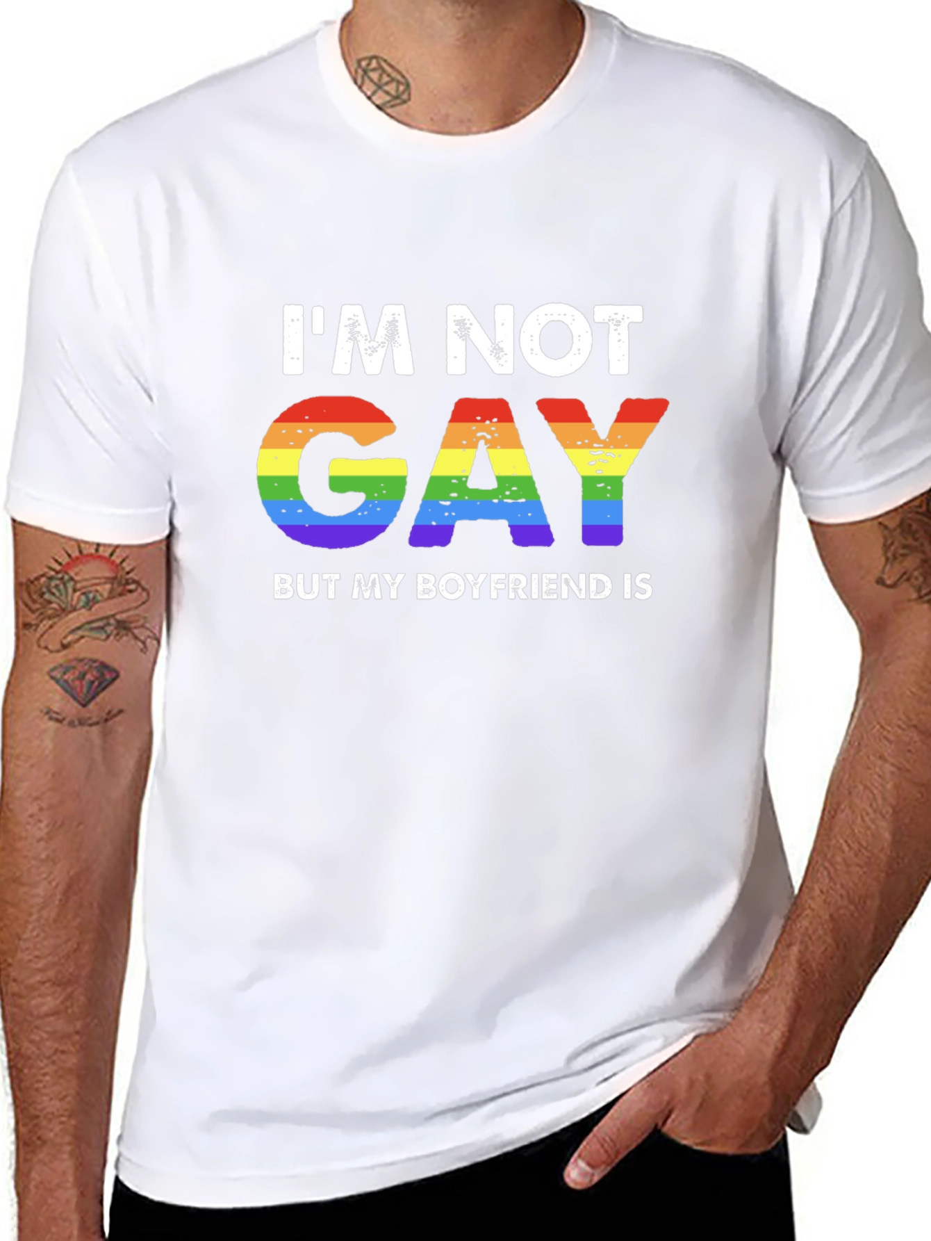 Gay Pride T-Shirt - My Boyfriend Is Gay