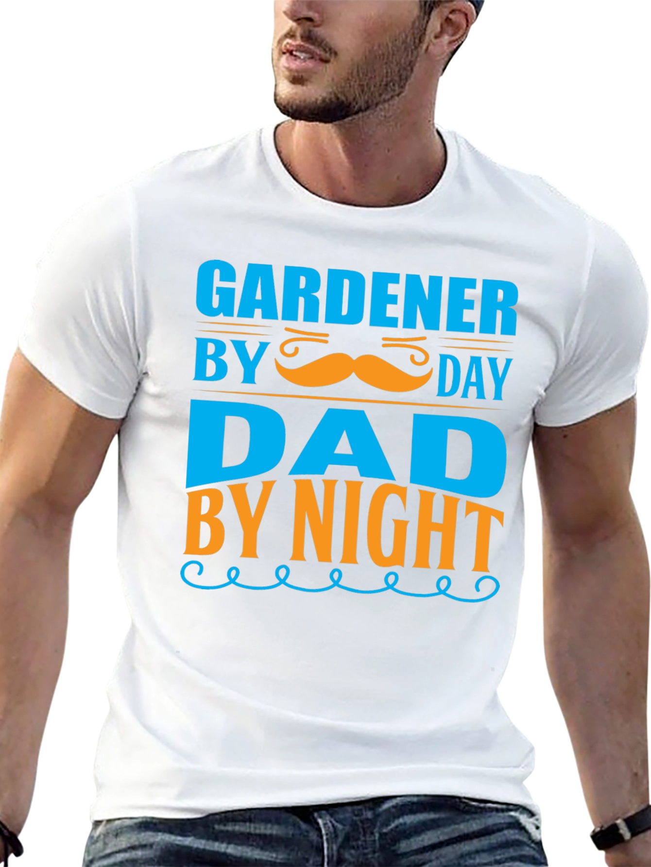 Gardener Dad T-Shirt: Day & Night Fun