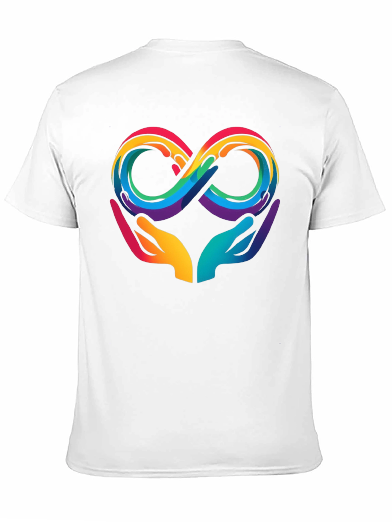 Autism Awareness Infinity Heart Hands T-Shirt